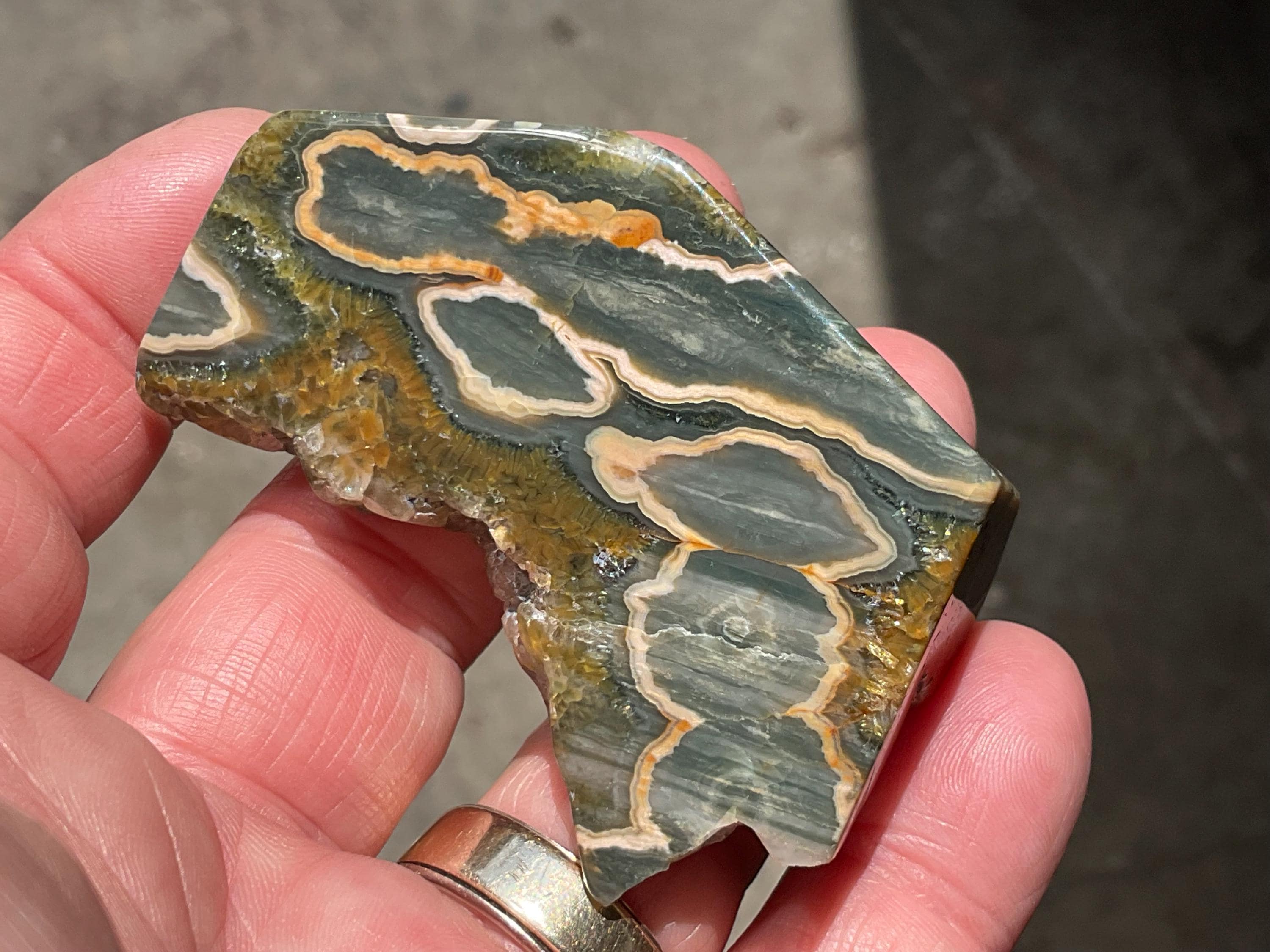 74g ‘Cloud’ Ocean Jasper Polished Freeform 2C