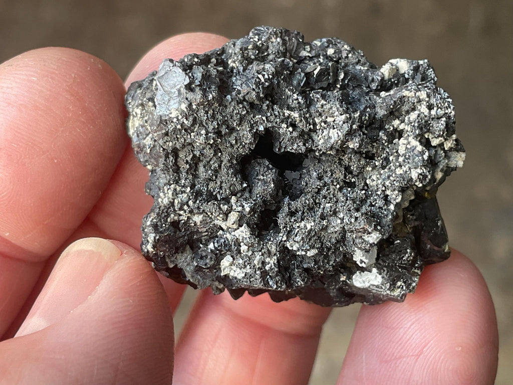 36g Chalcopyrite on Marmatite Specimen from Bulgaria