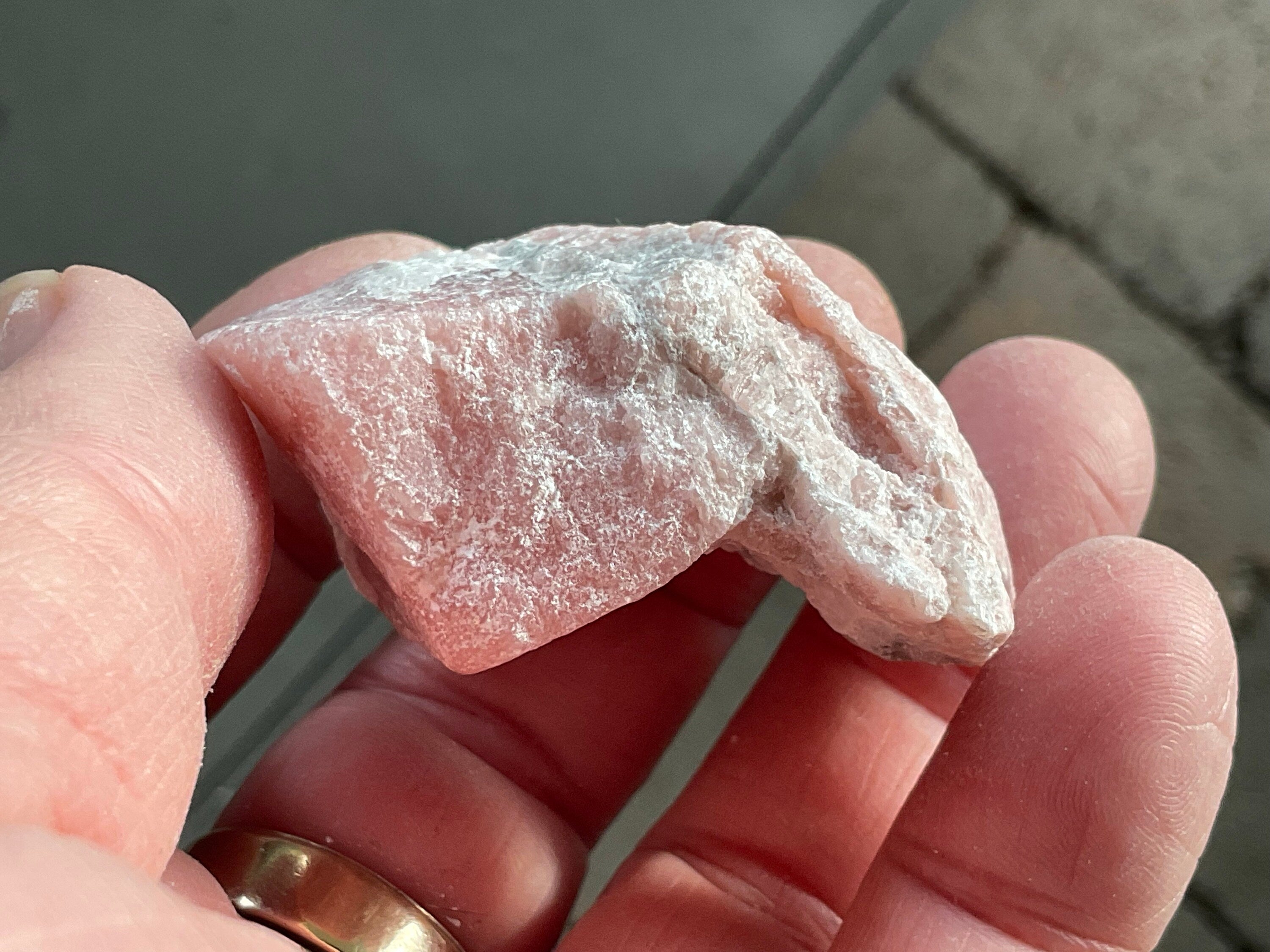 65g Mexican Pink Opal Rough 1B