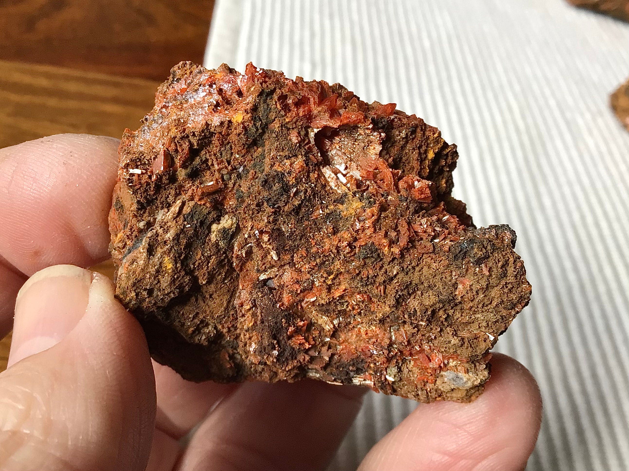 85g Crocoite Natural Specimen 12B