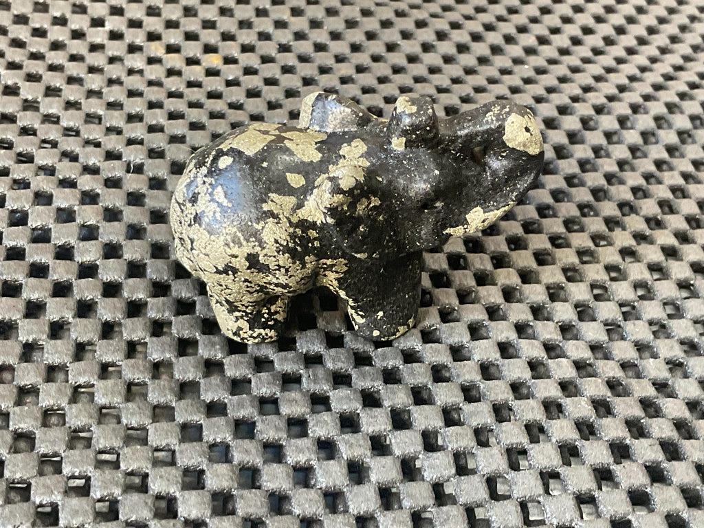Pyrite Elephant Carving