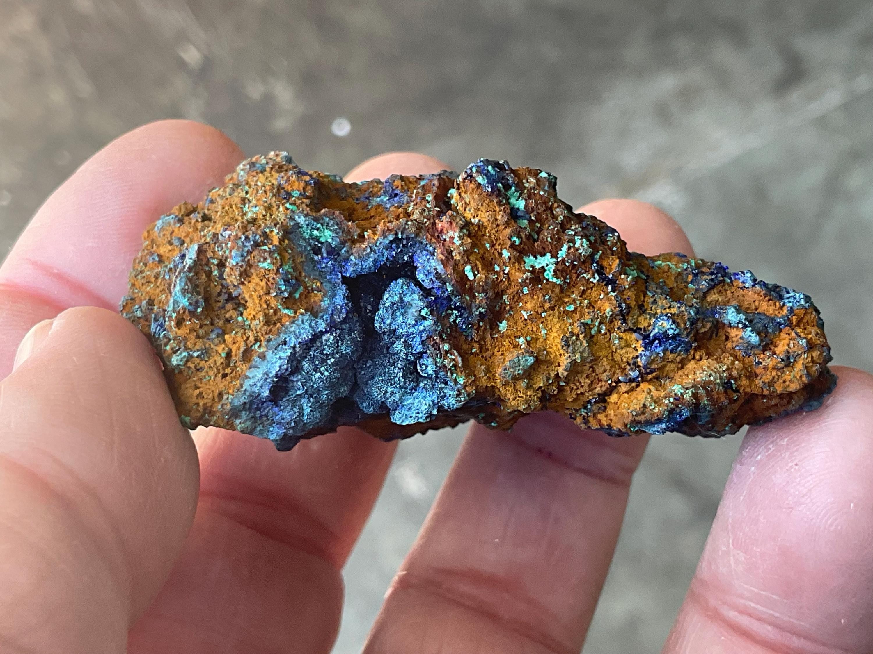 62g Azurite with Malachite Specimen 3A from Anhui, China