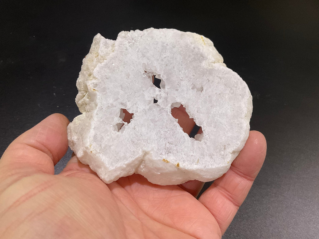 222g Druzy Quartz Geode Slice 3A
