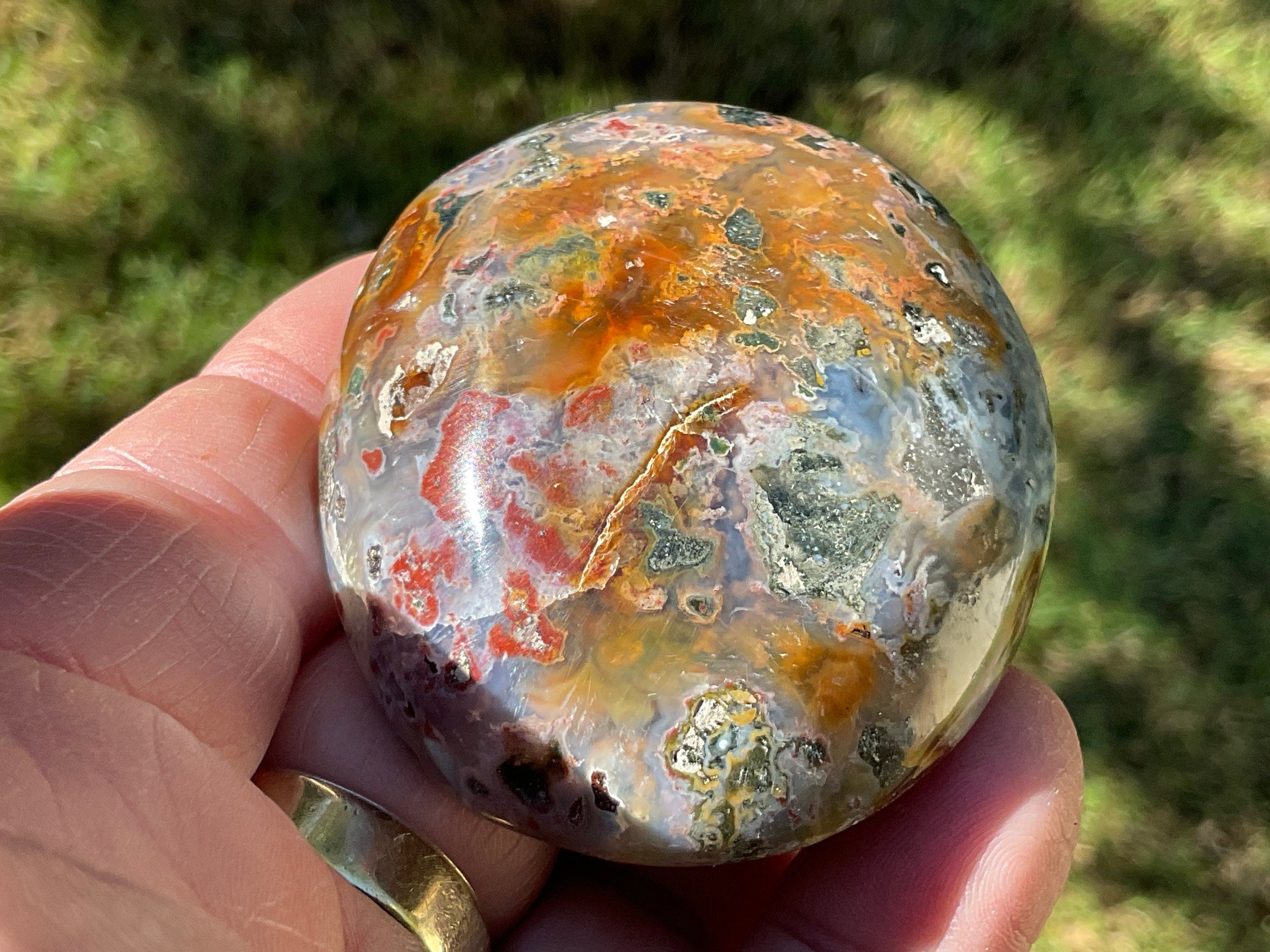 108g Ocean Jasper/Opal Palmstone 10C