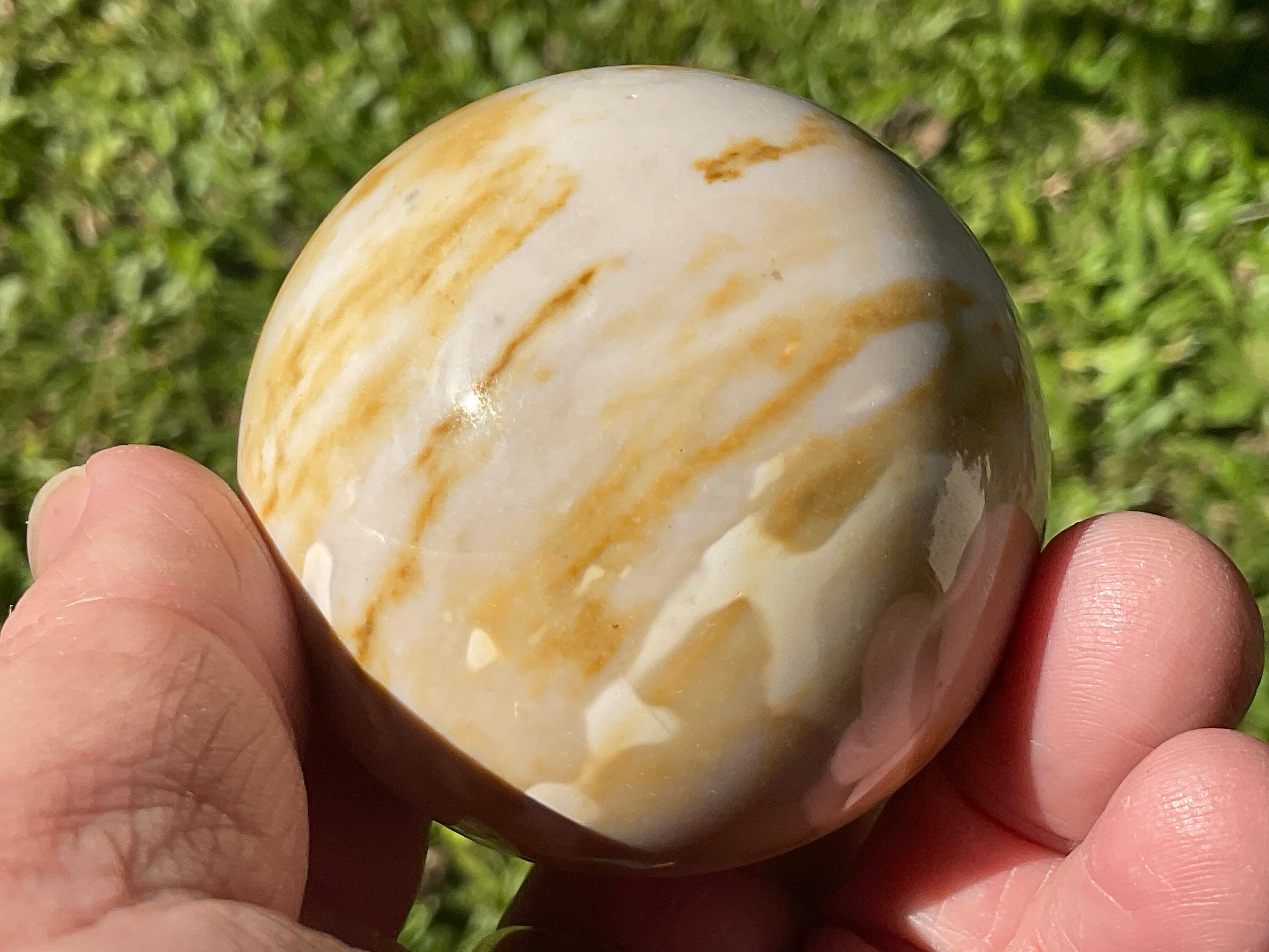 233g Mookaite Jasper Sphere 2A