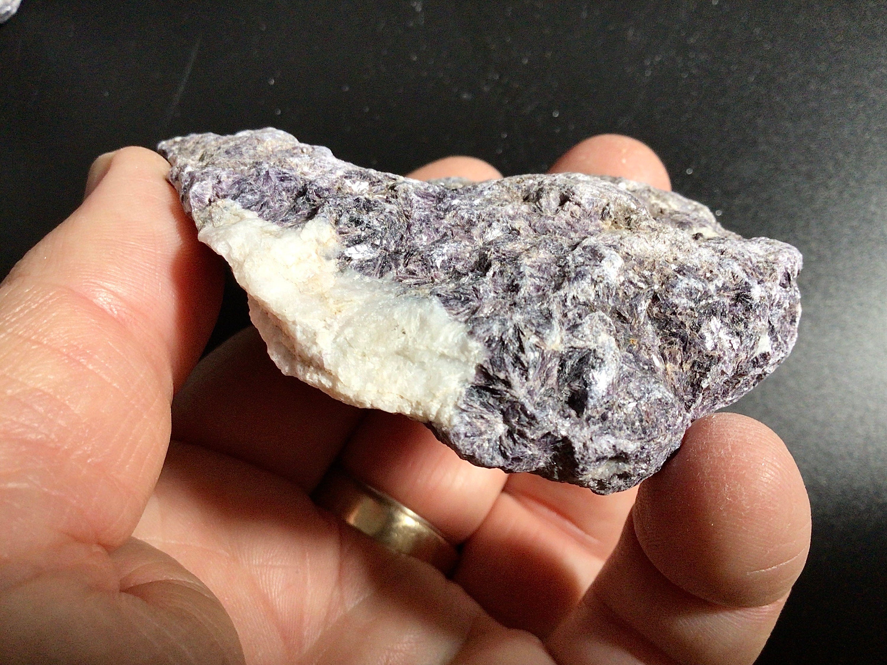 113g Trilithionite with Petalite and Rubellite Rough Piece 5A