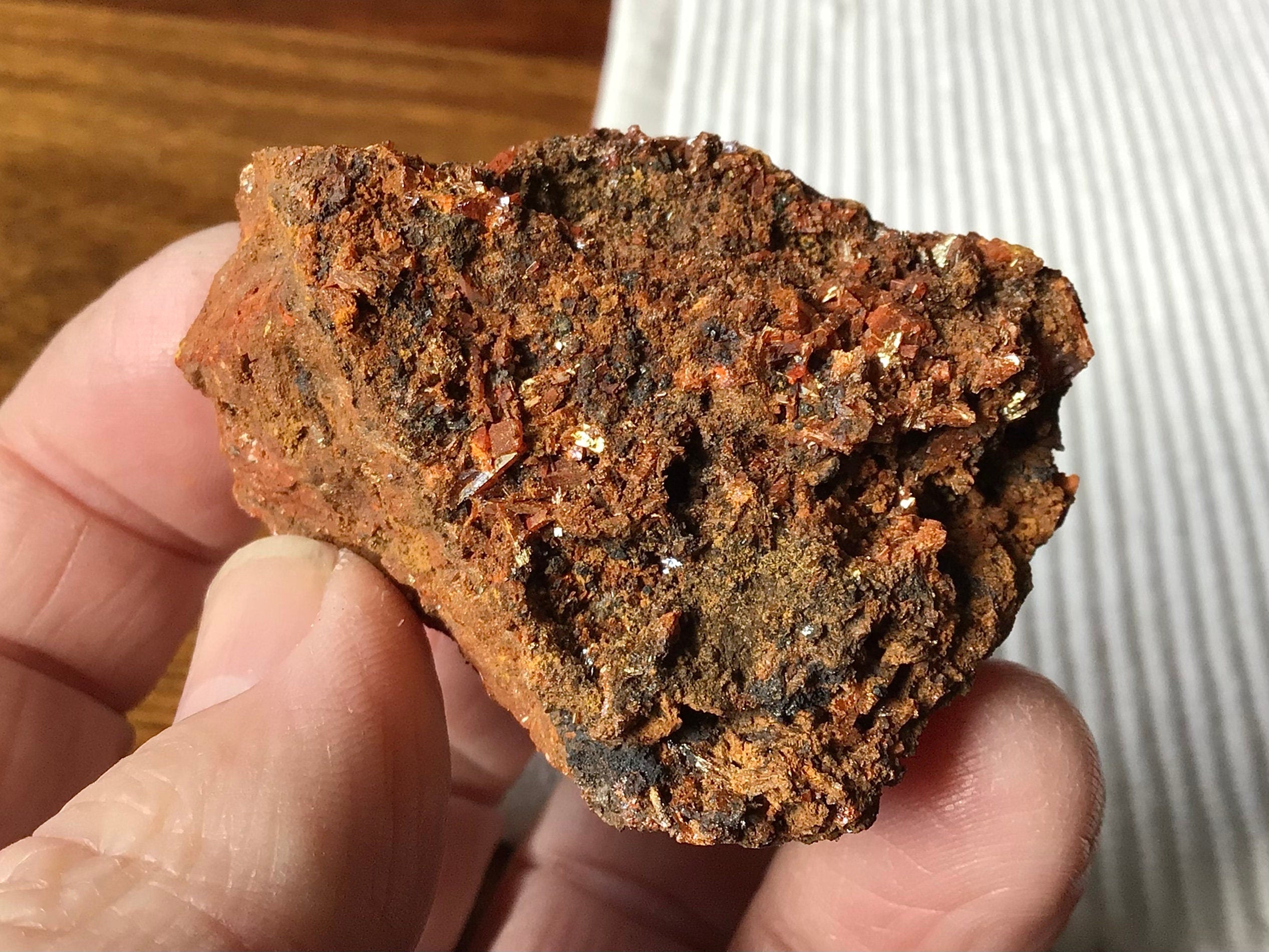 85g Crocoite Natural Specimen 12B