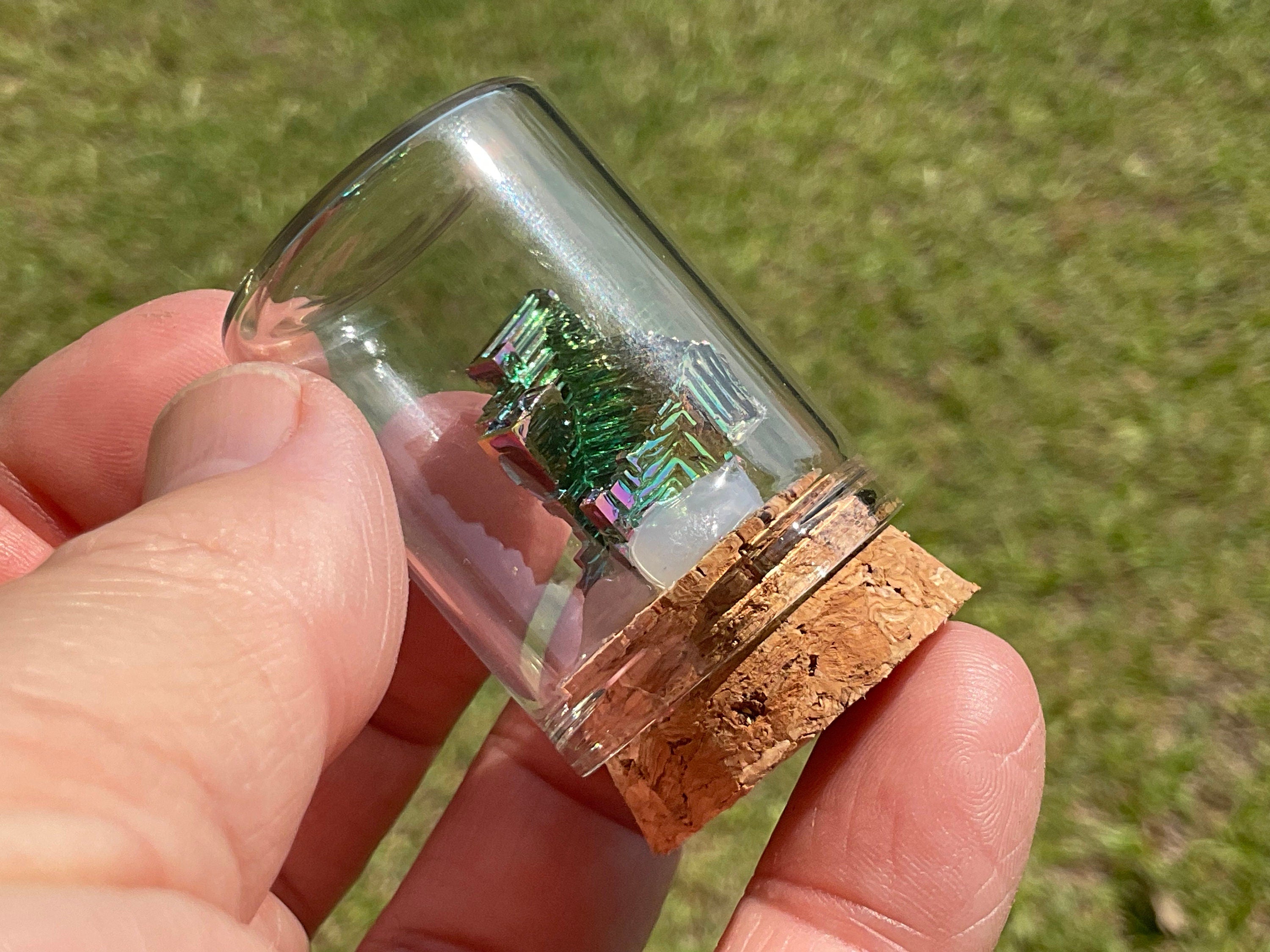 Bismuth Specimen Display Bottle 1A