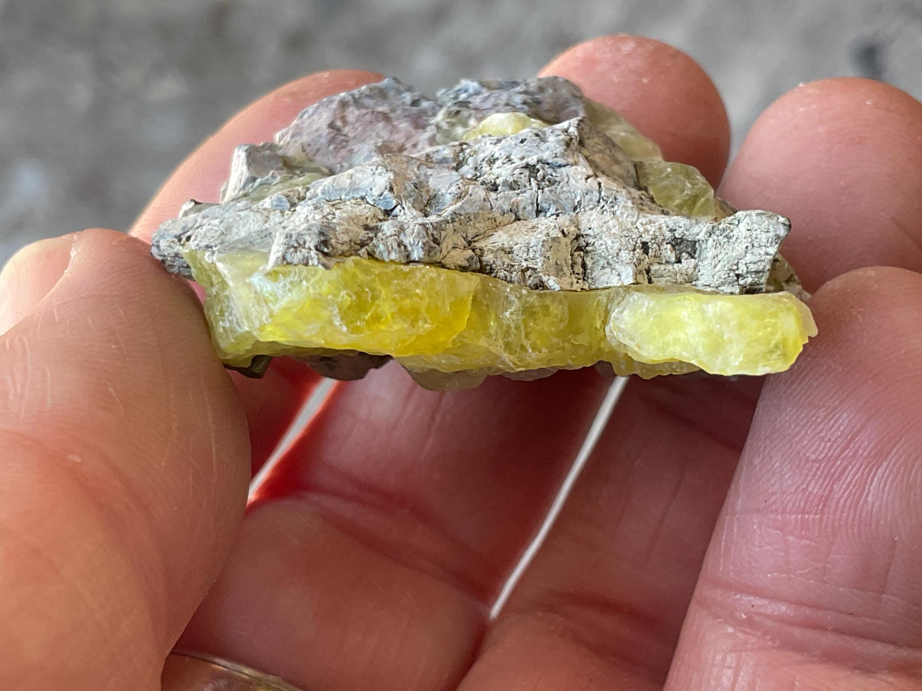 28g Pakistan Yellow Brucite Specimen 7B