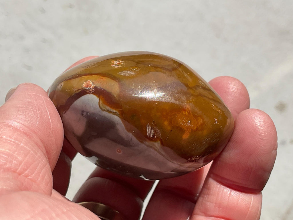 128g Polychrome Jasper Palmstone 26A