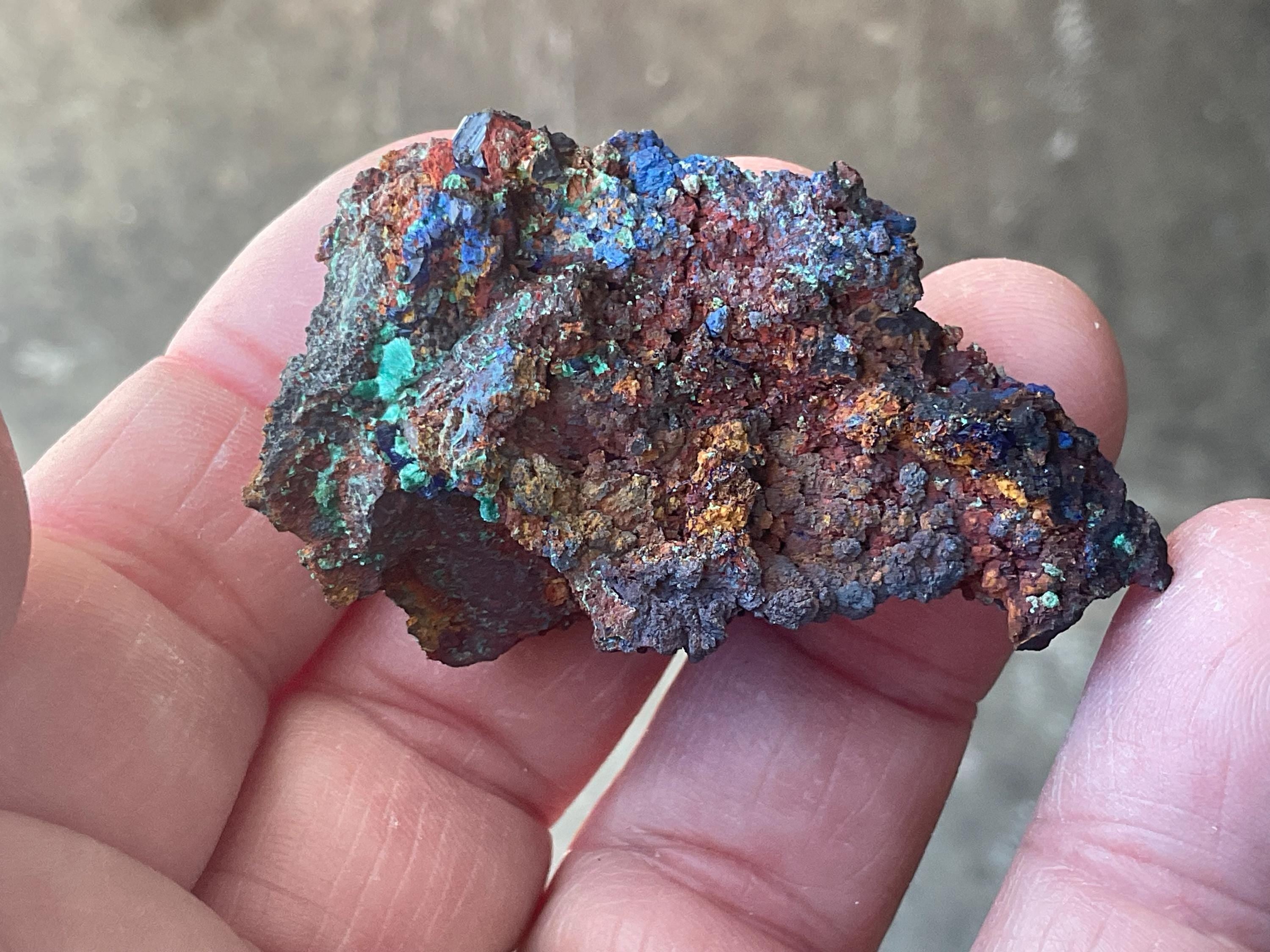 26g Azurite with Malachite Specimen 1C from Anhui, China