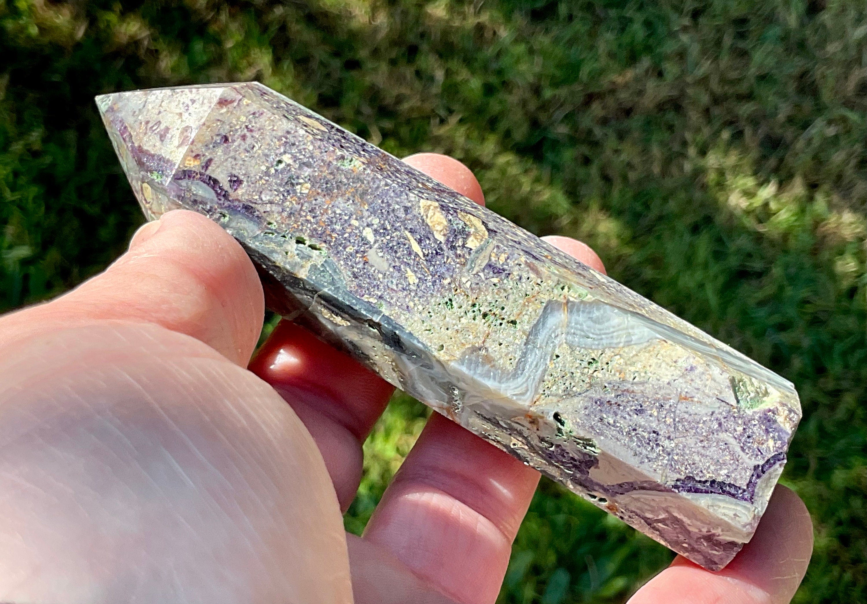 123g Brecciated Fluorite Generator 1B