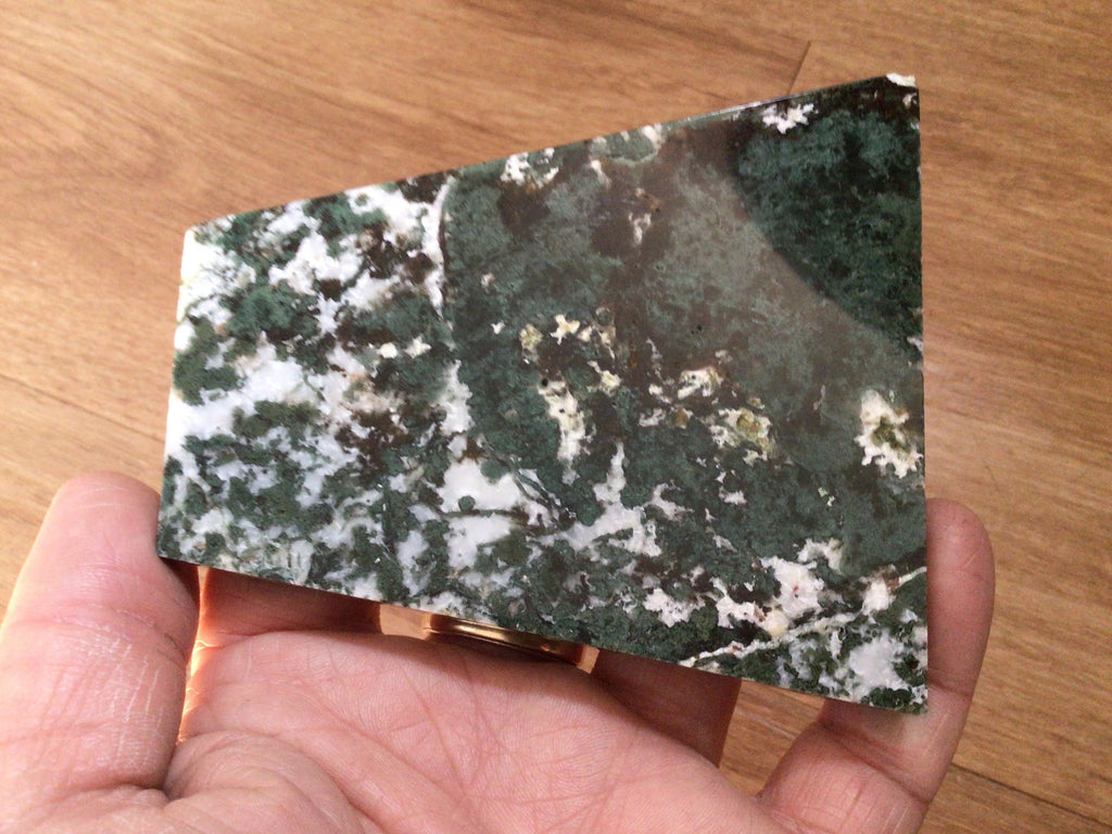 139g Moss Agate Polished Slab 2C
