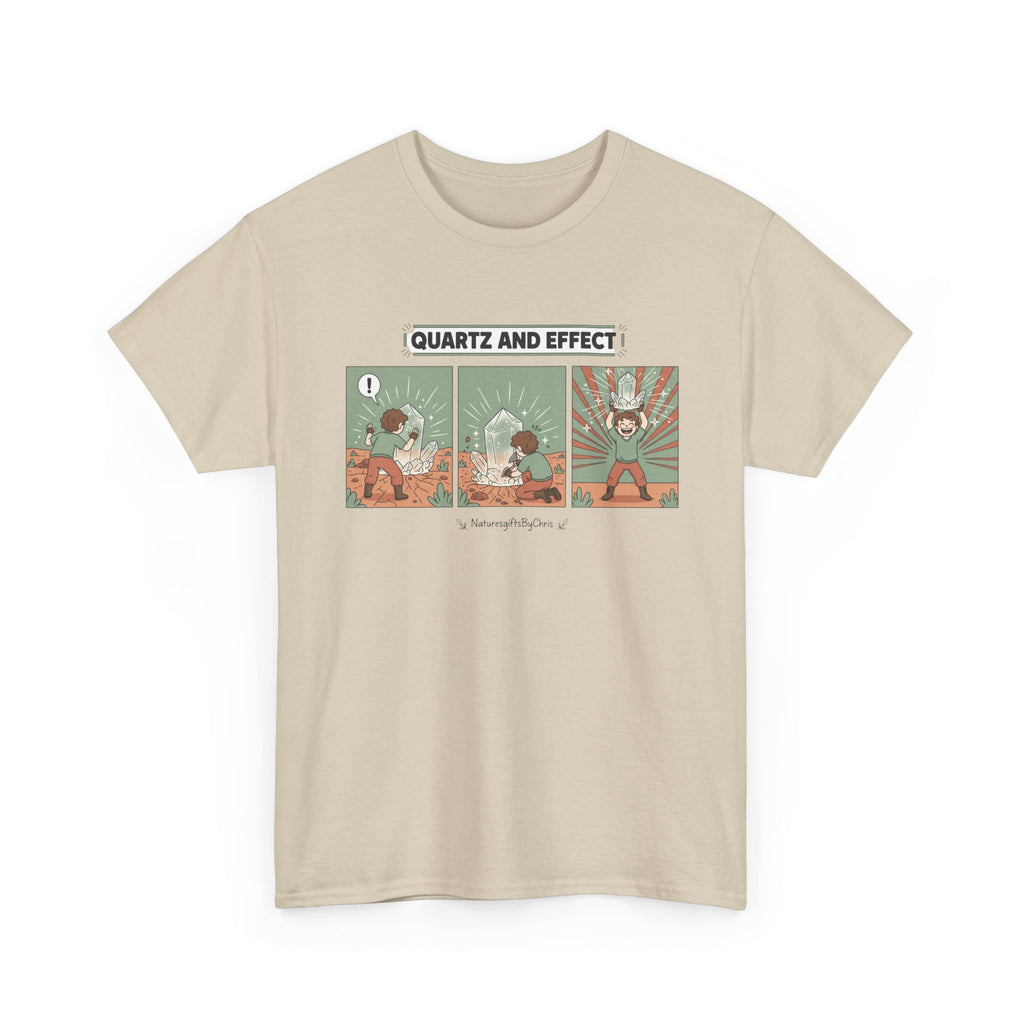 T-Shirt — "Quartz and Effect" Retro Comic Panel Tee
