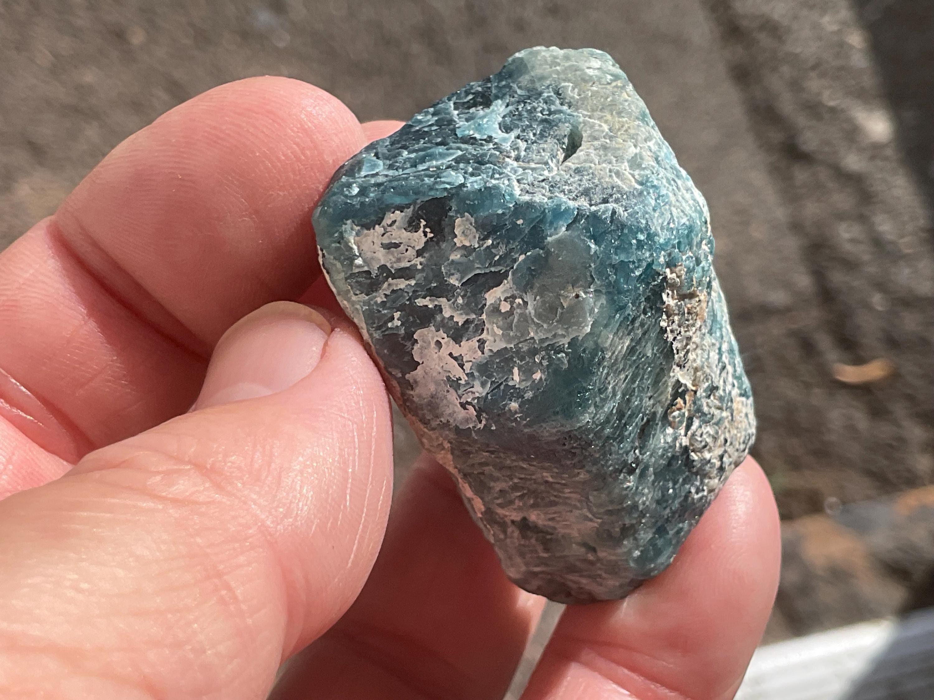 86g Natural Blue Apatite Crystal B