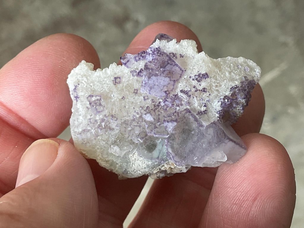24g “QR Code” Fluorite Specimen 2A