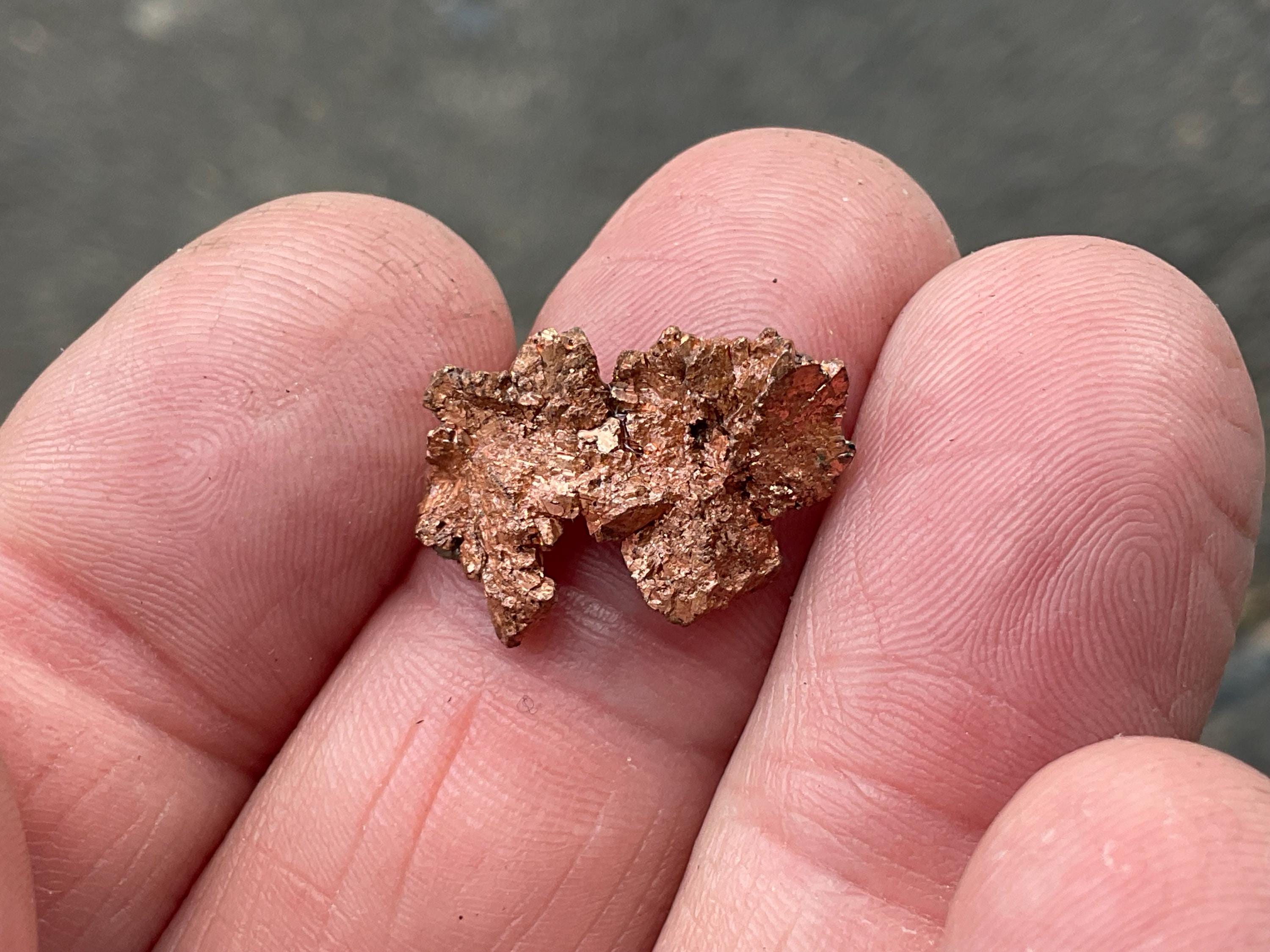 2g Native Copper Specimen 1A from the Red Dome Mine Australia