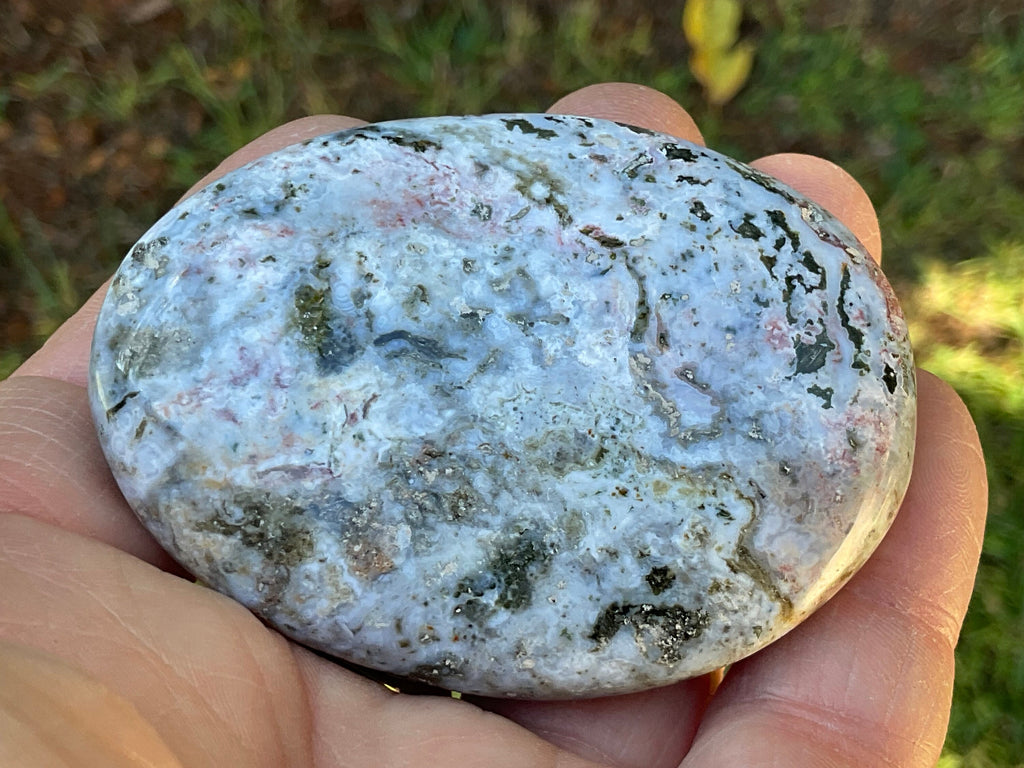 100g Ocean Jasper/Opal Palmstone 7B