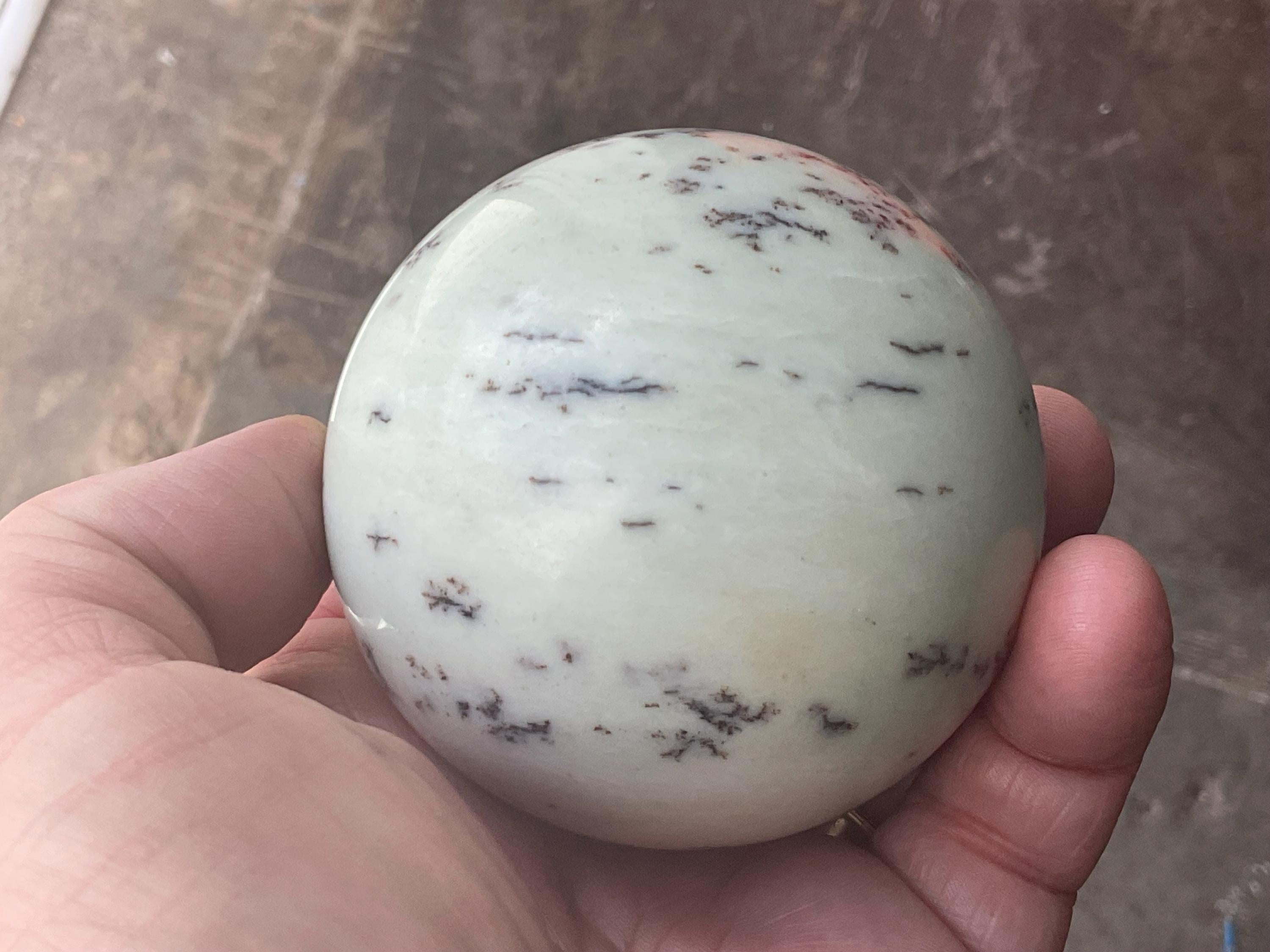 436g Chinese Dendritic Jasper/Siltstone Sphere C