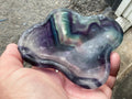 280g Rainbow Fluorite Freeform Bowl 2A