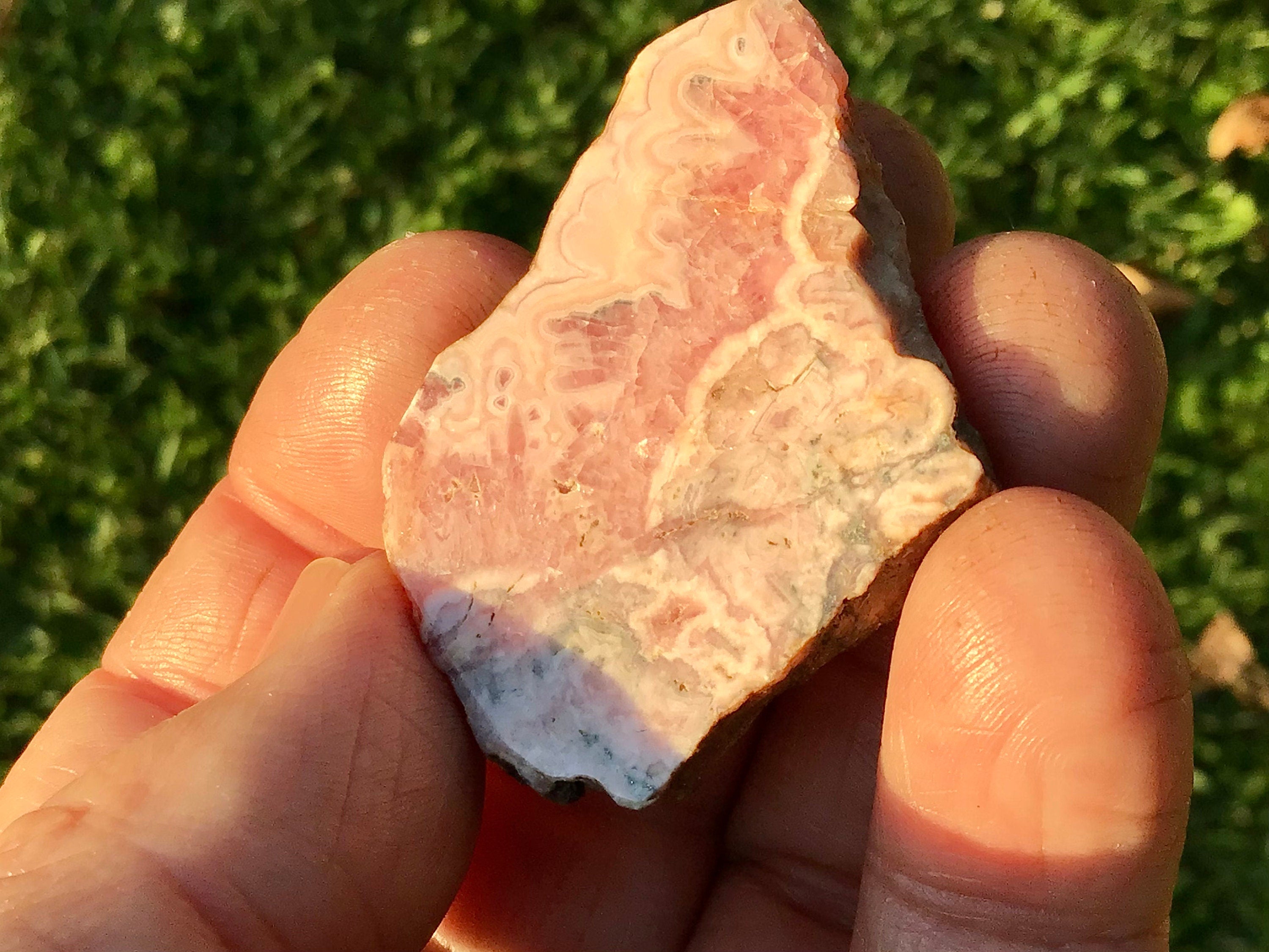 22g Rhodochrosite Polished Mini Slab A