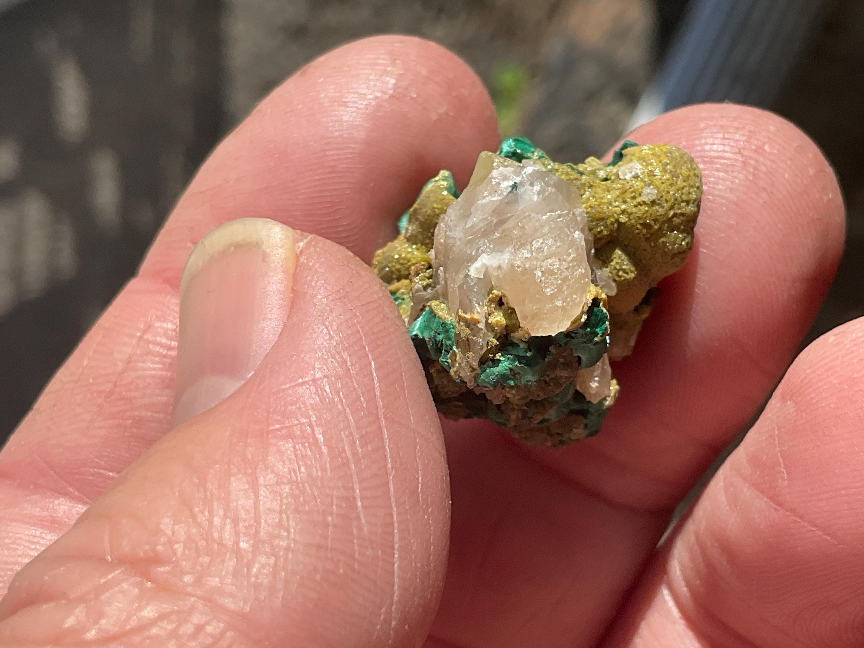 10g Australian Malachite, Cerussite and Pyromorphite Specimen 1C from Rum Jungle
