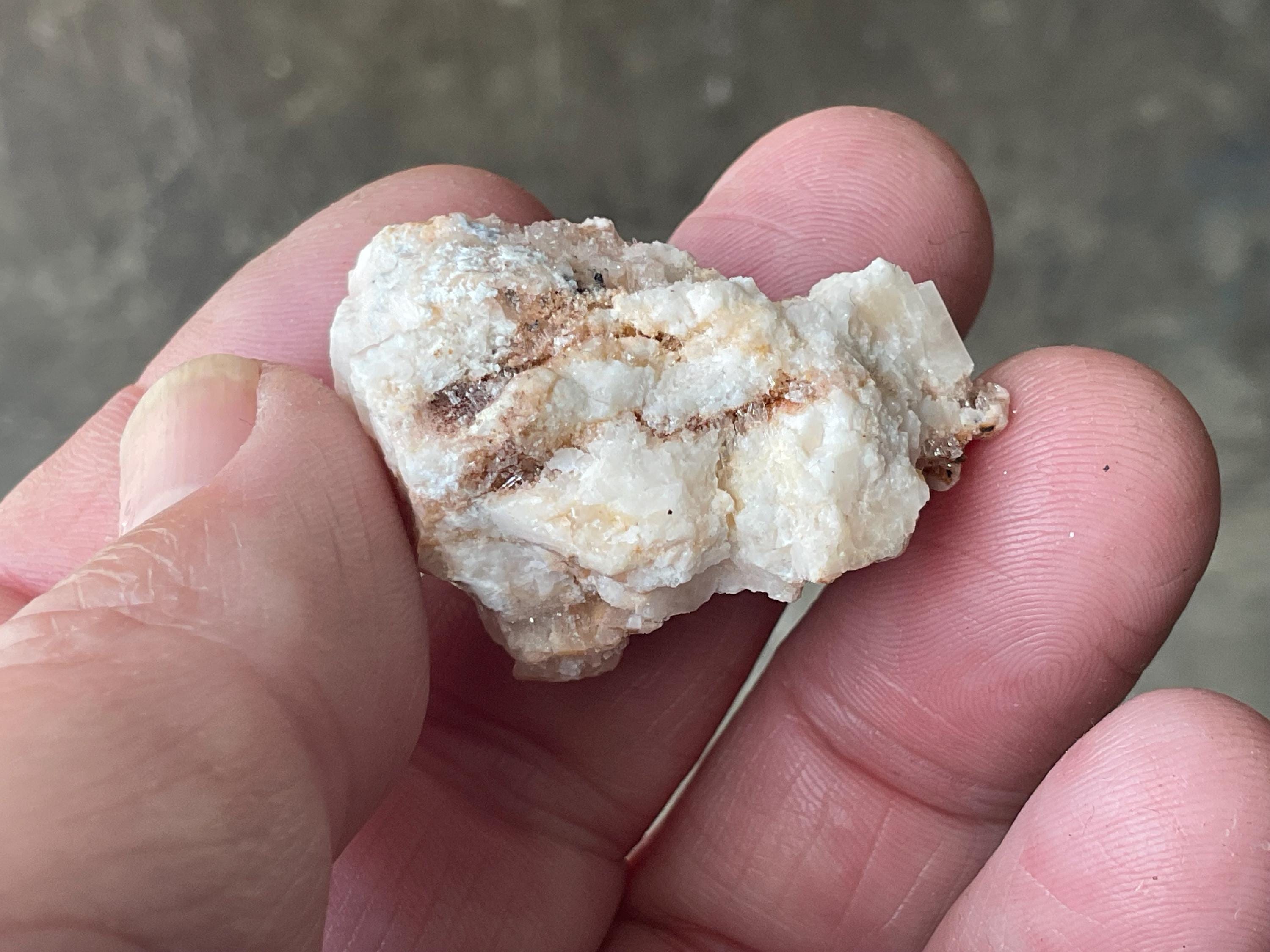 32g White Baryte and Clear Quartz Specimen from South Australia