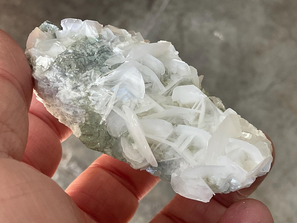 158g UV Reactive “Angel Wing” Calcite Specimen 1B from Hunan, China