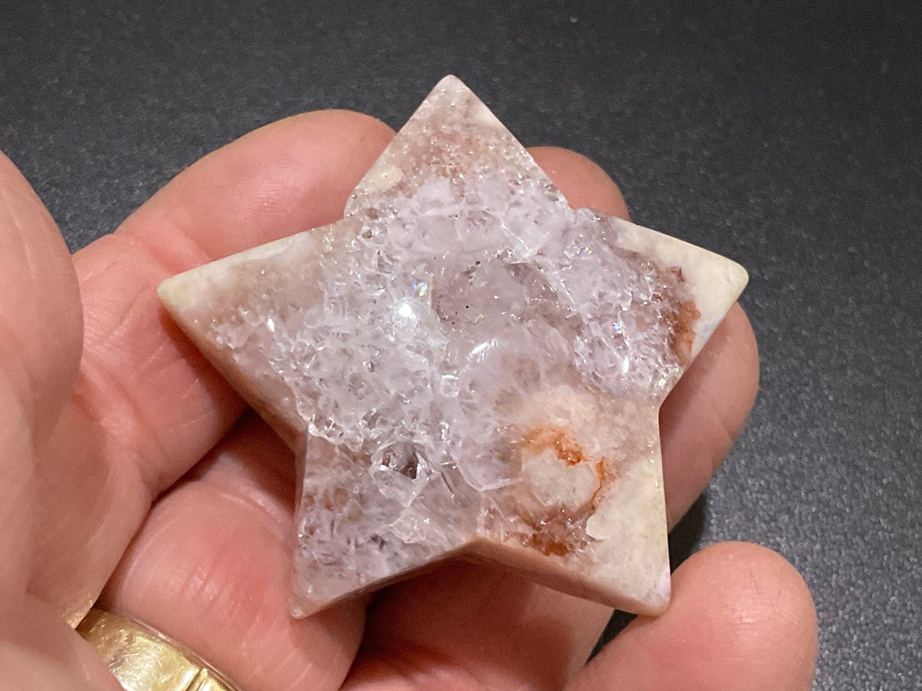 45g Flower Agate Star 7B