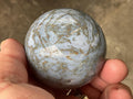 222g Moss Agate Sphere 5A