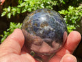 372g Iolite with Apatite Sphere 4B