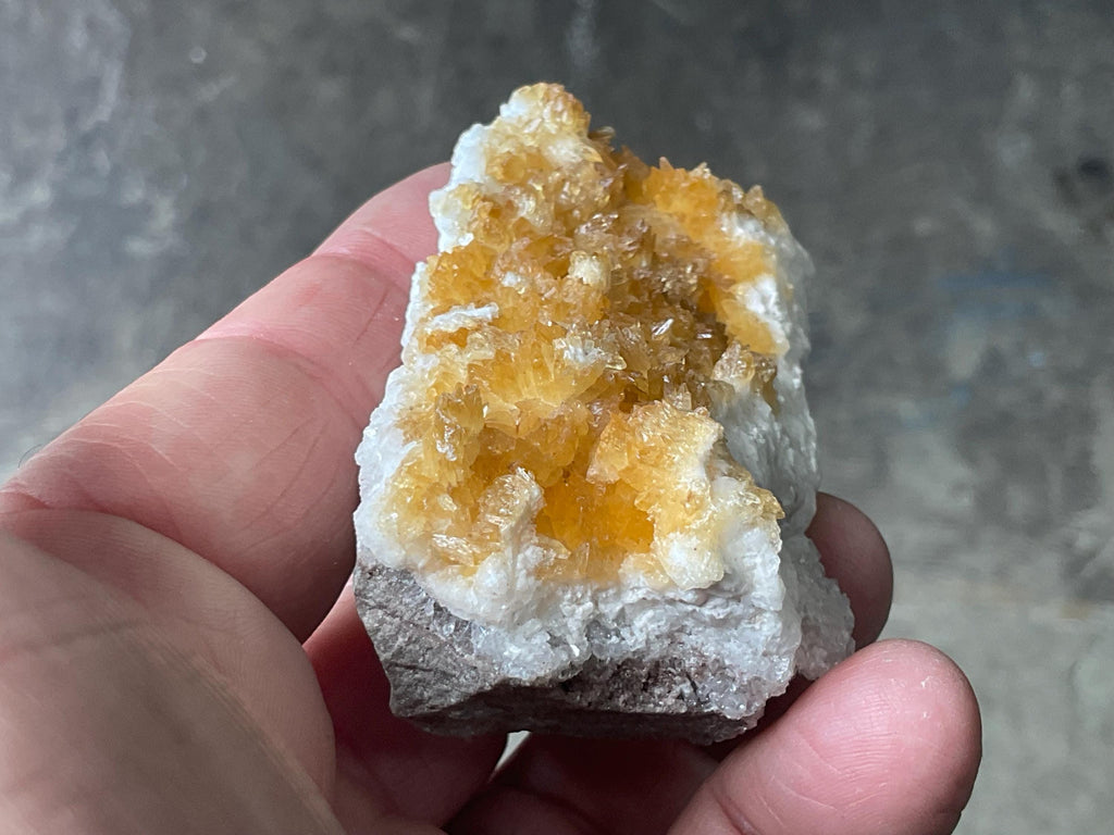 90g Amber Calcite Specimen 3A from Guizhou, China