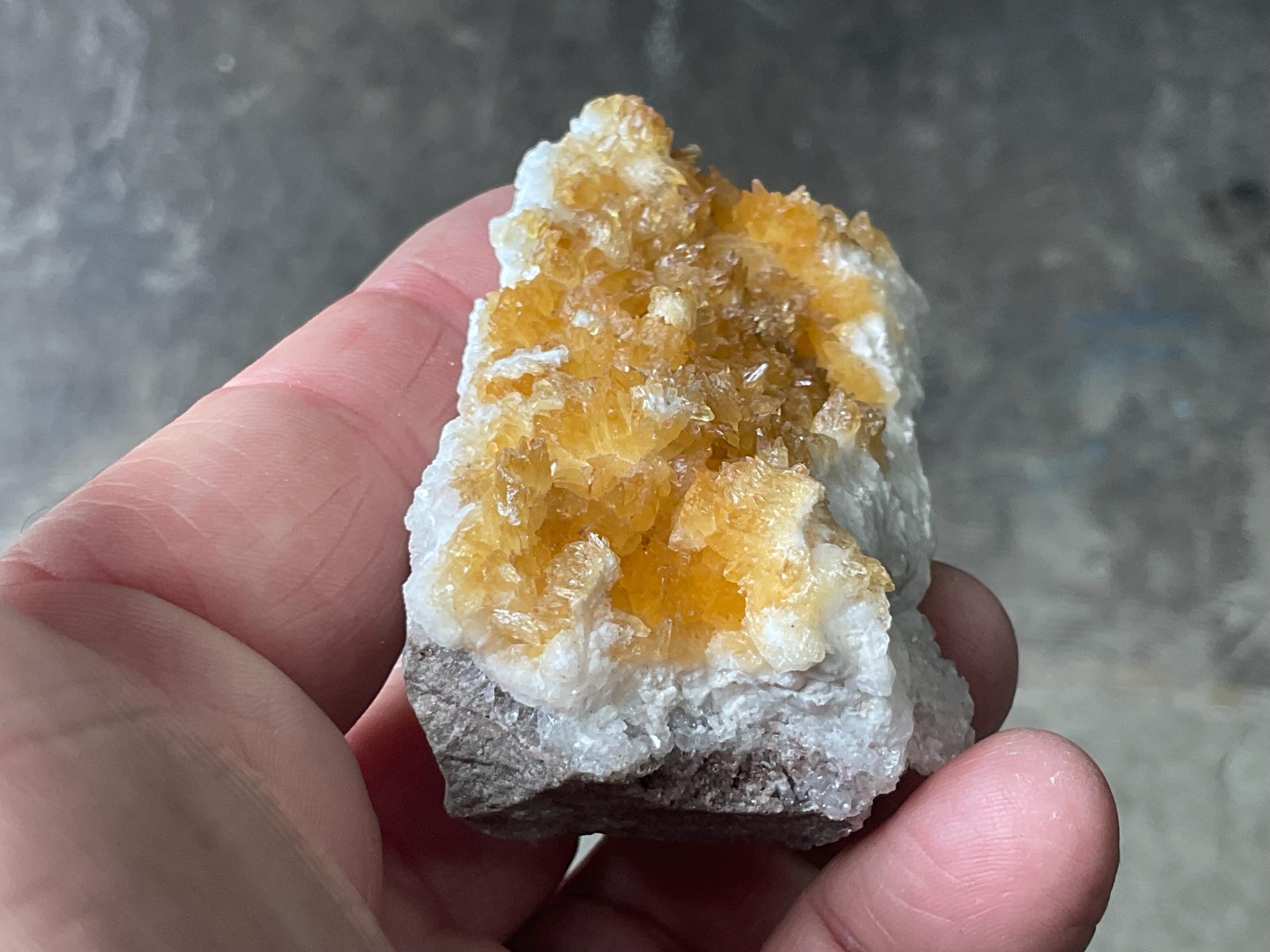 90g Amber Calcite Specimen 3A from Guizhou, China
