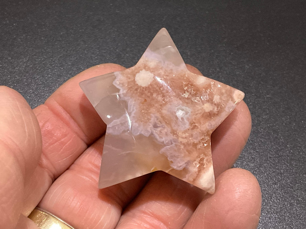 40g Flower Agate Star 4C