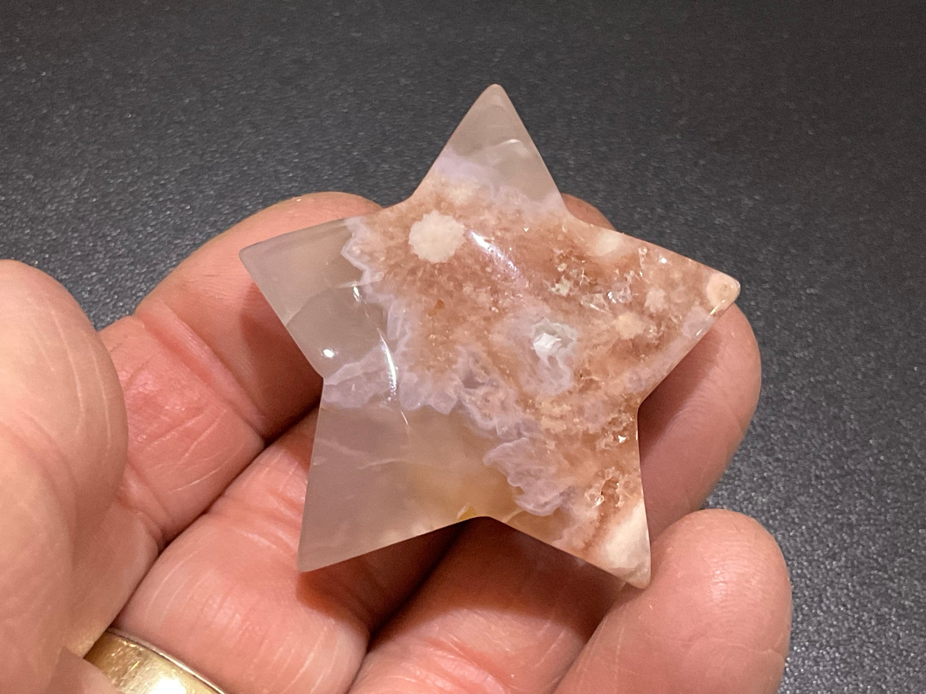 40g Flower Agate Star 4C