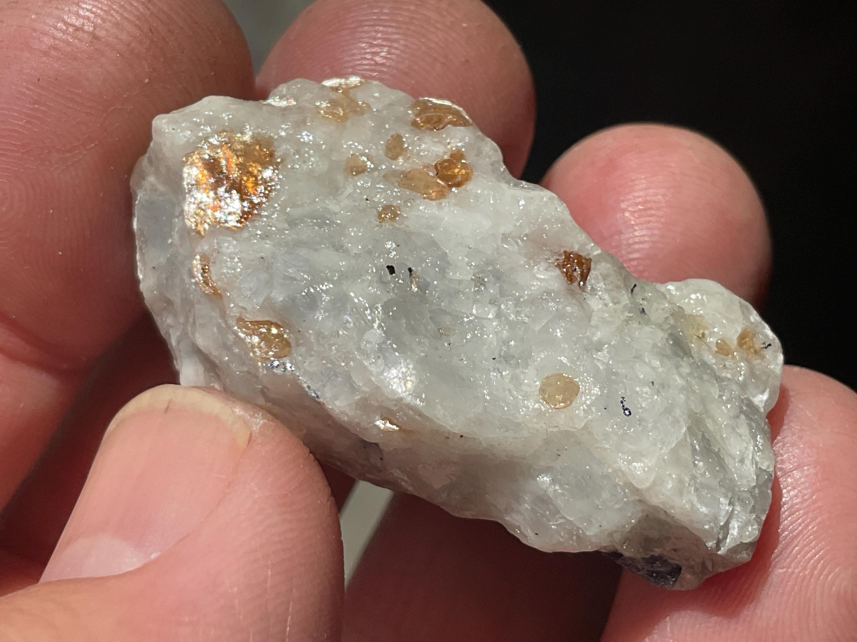 17g Natural Blue Spinel with Mica in Matrix Specimen 8