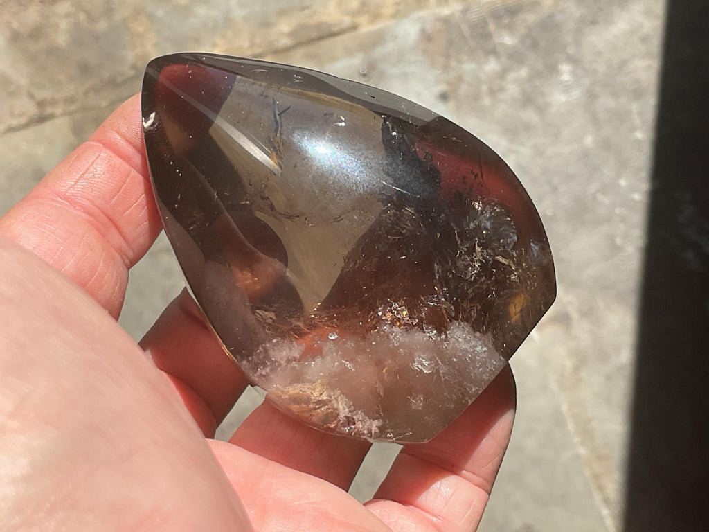 120g Polished Smokey Quartz Ornament B