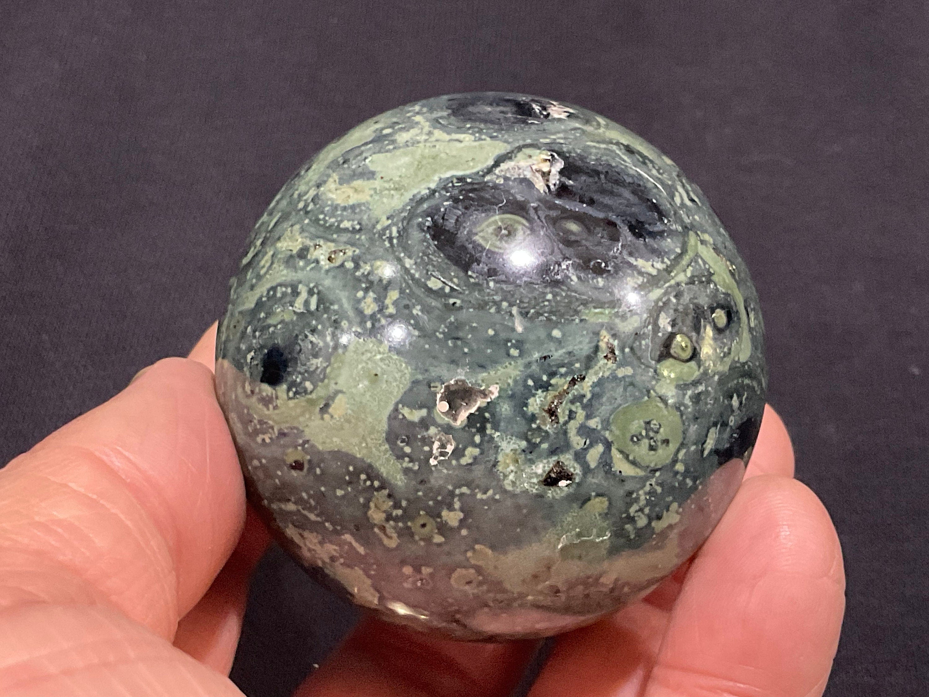 270g Kambaba Jasper Sphere 2B