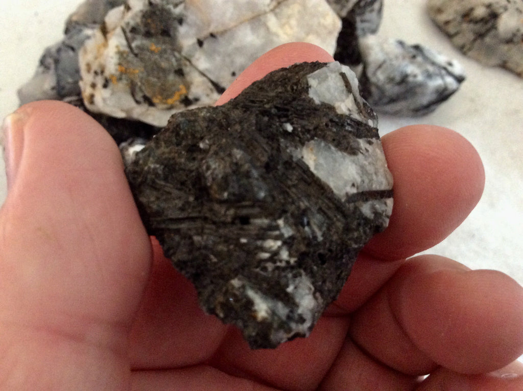 90g (3pieces) Small Rough Australian Tourmalated Quartz Pieces