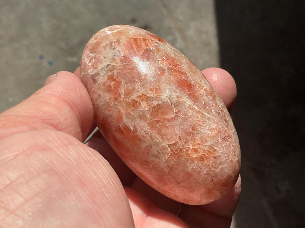 142g Polished Sunstone Egg A