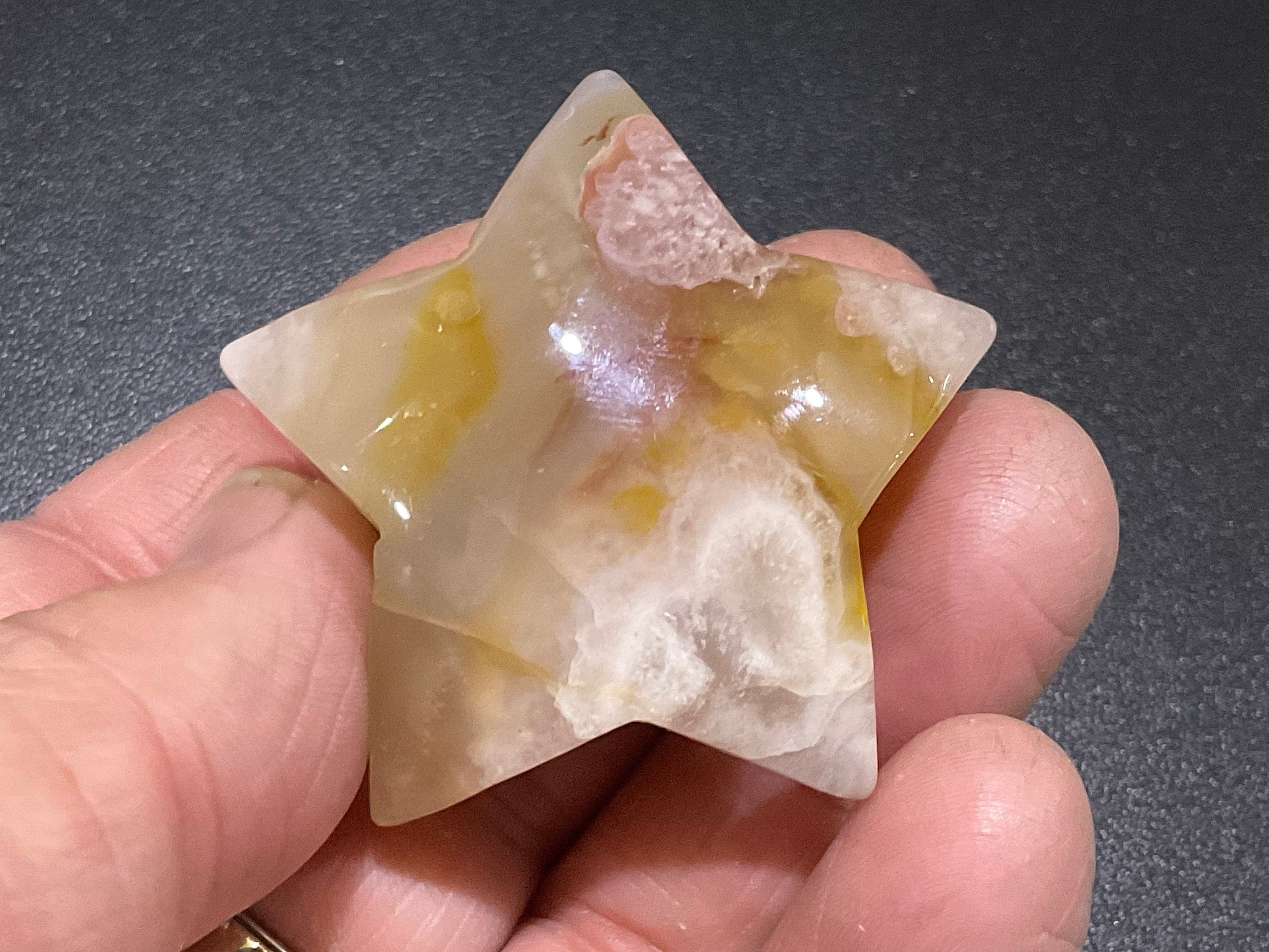 48g Flower Agate Star 8B