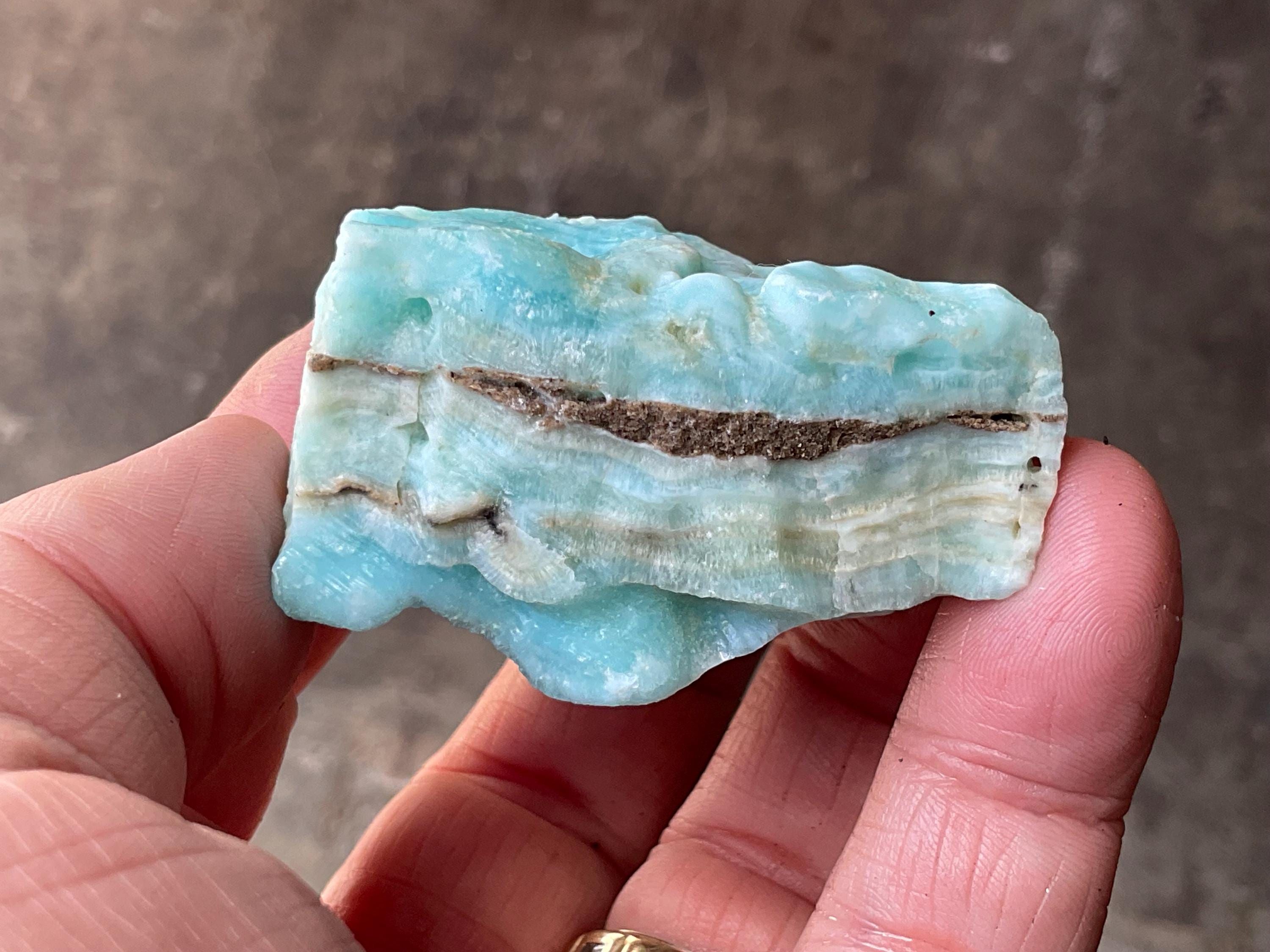 102g Botryoidal Blue Aragonite Specimen 3A