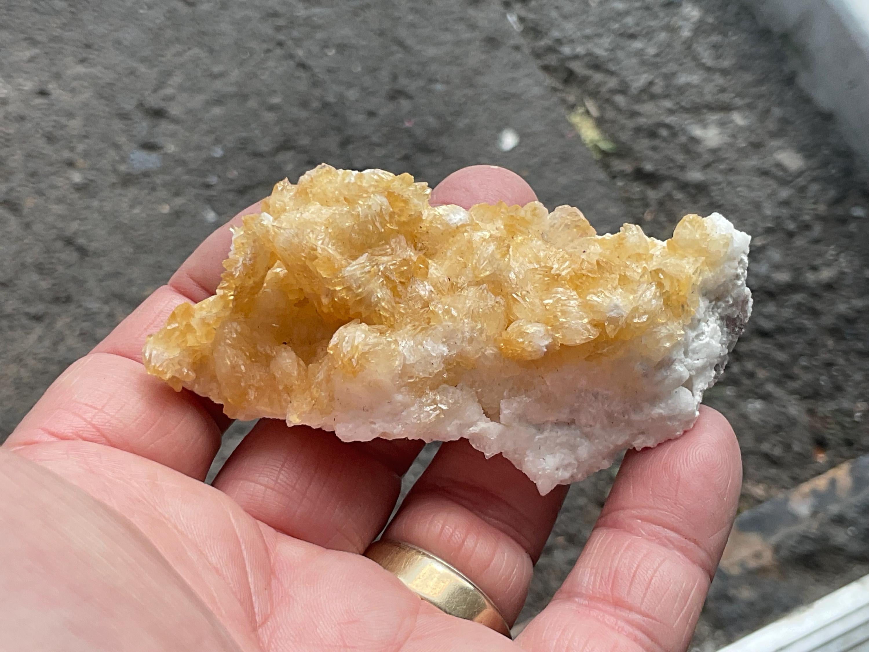 64g Amber Calcite Specimen 2B from Guizhou, China