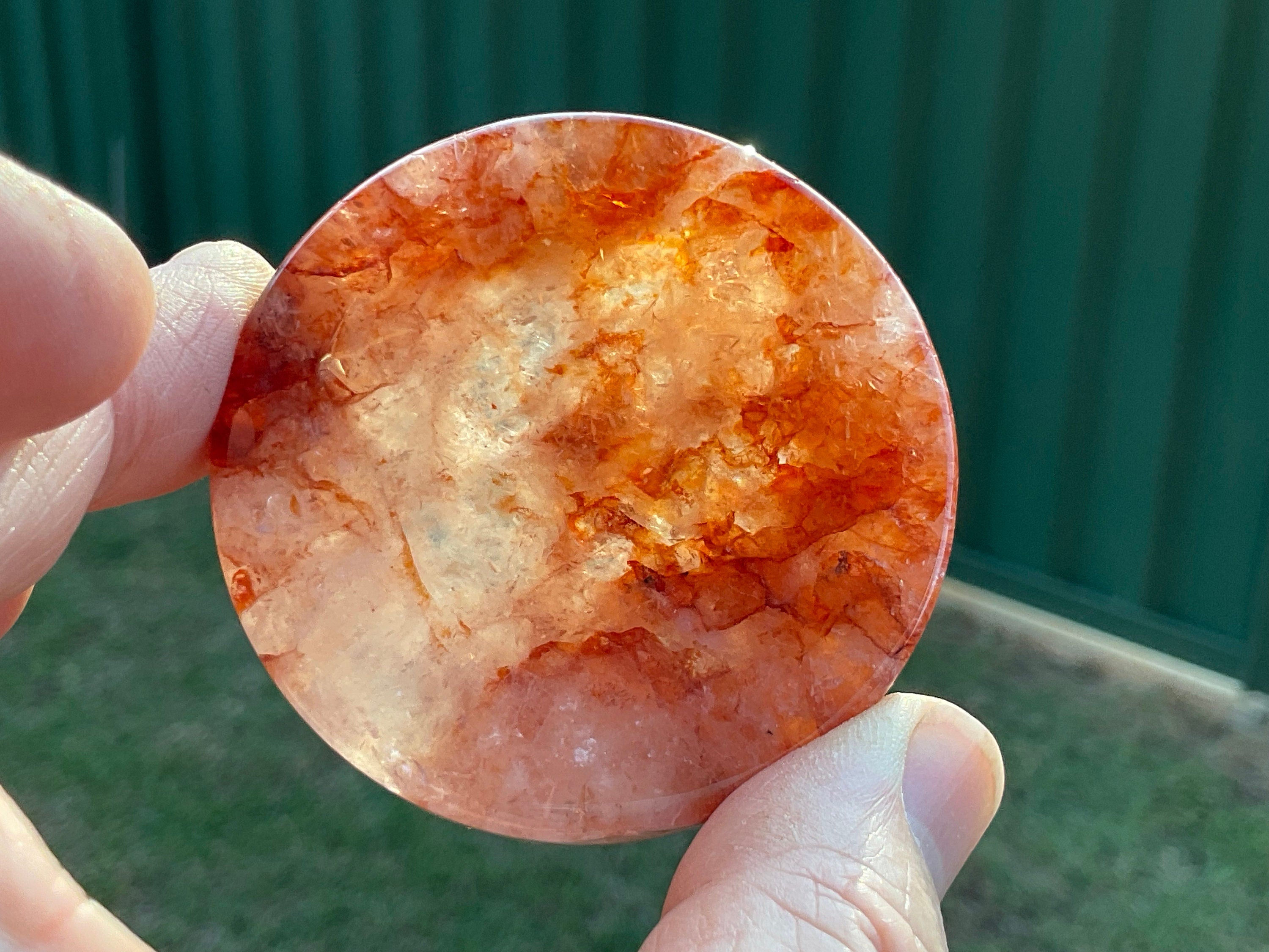 81g Fire Quartz Trinket Tray D