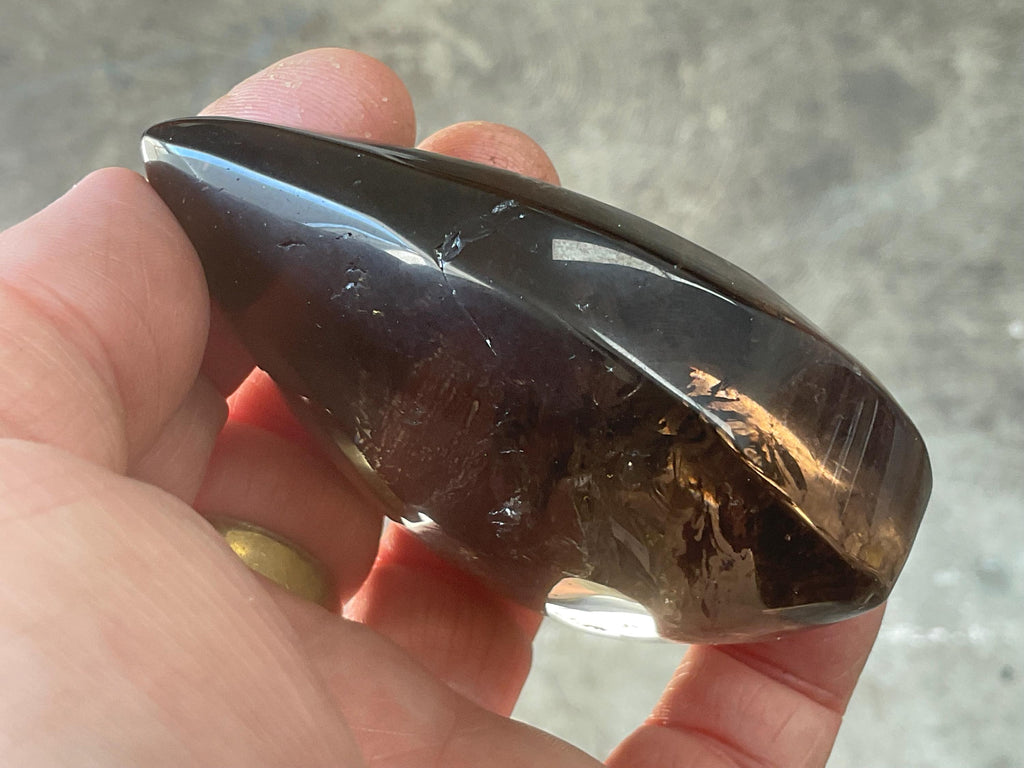 120g Polished Smokey Quartz Ornament B