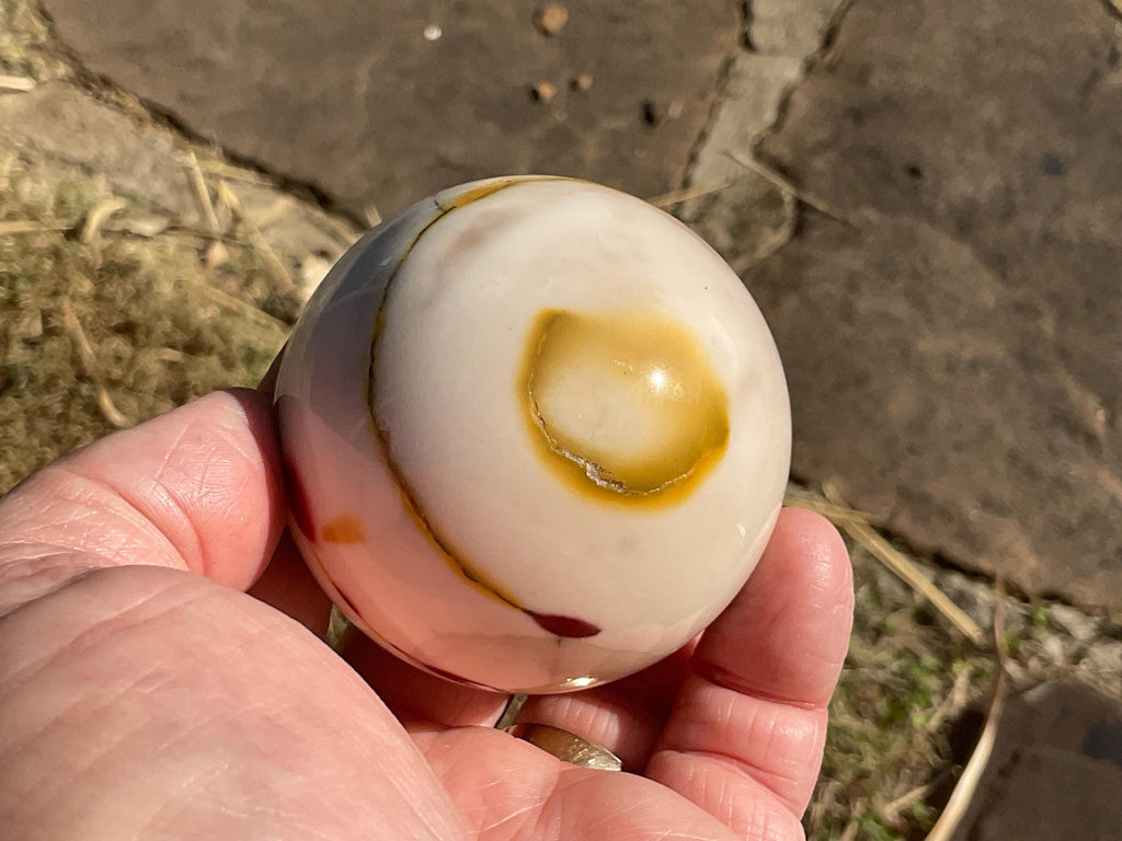 275g (5.4cm diameter) Mookaite Sphere 6C