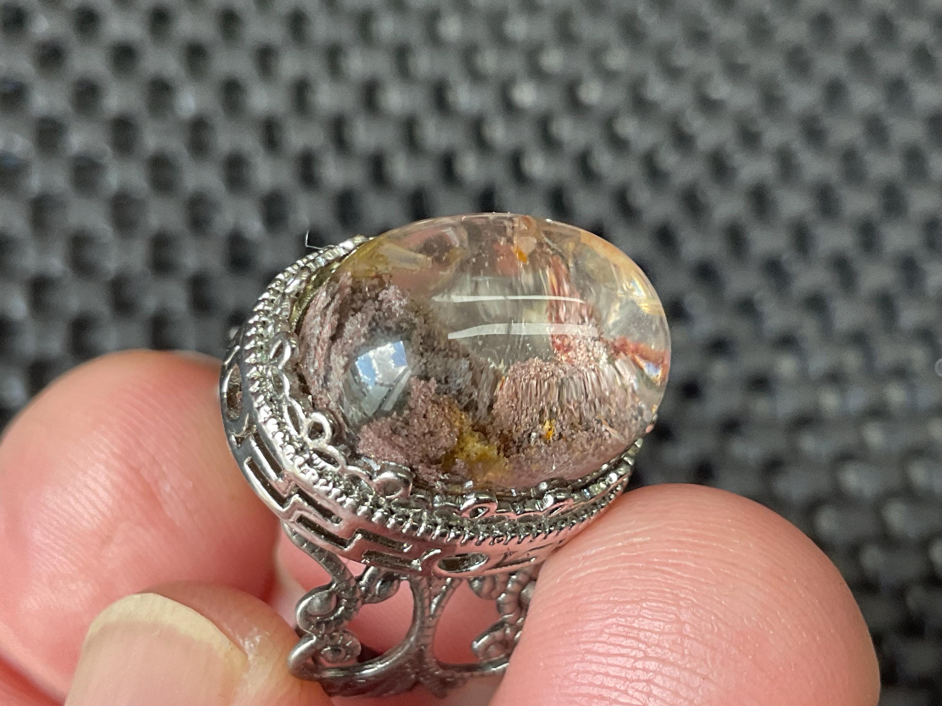 6g Lodelite Cabochon in Antique Style Ring Setting A