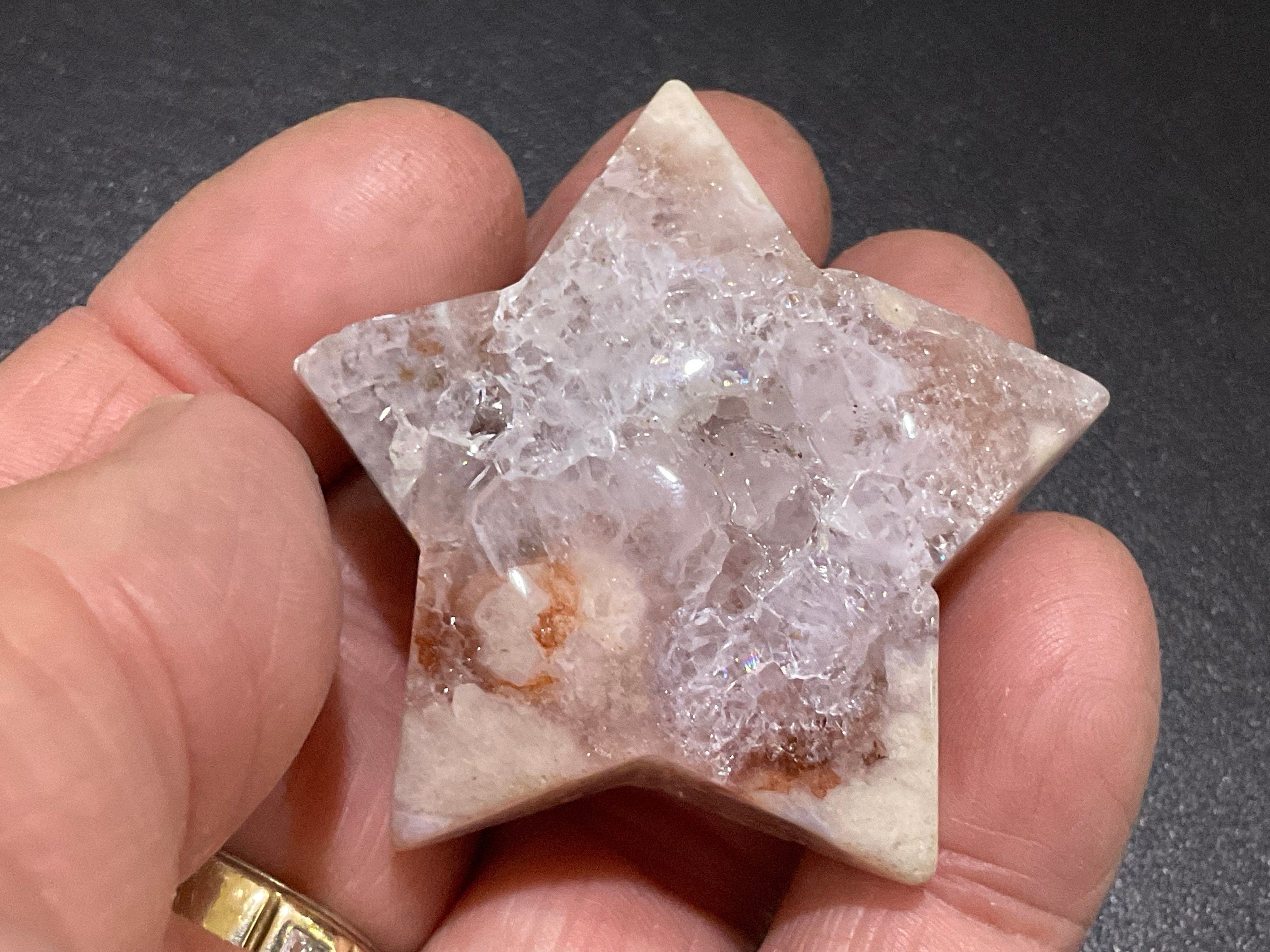 45g Flower Agate Star 7B