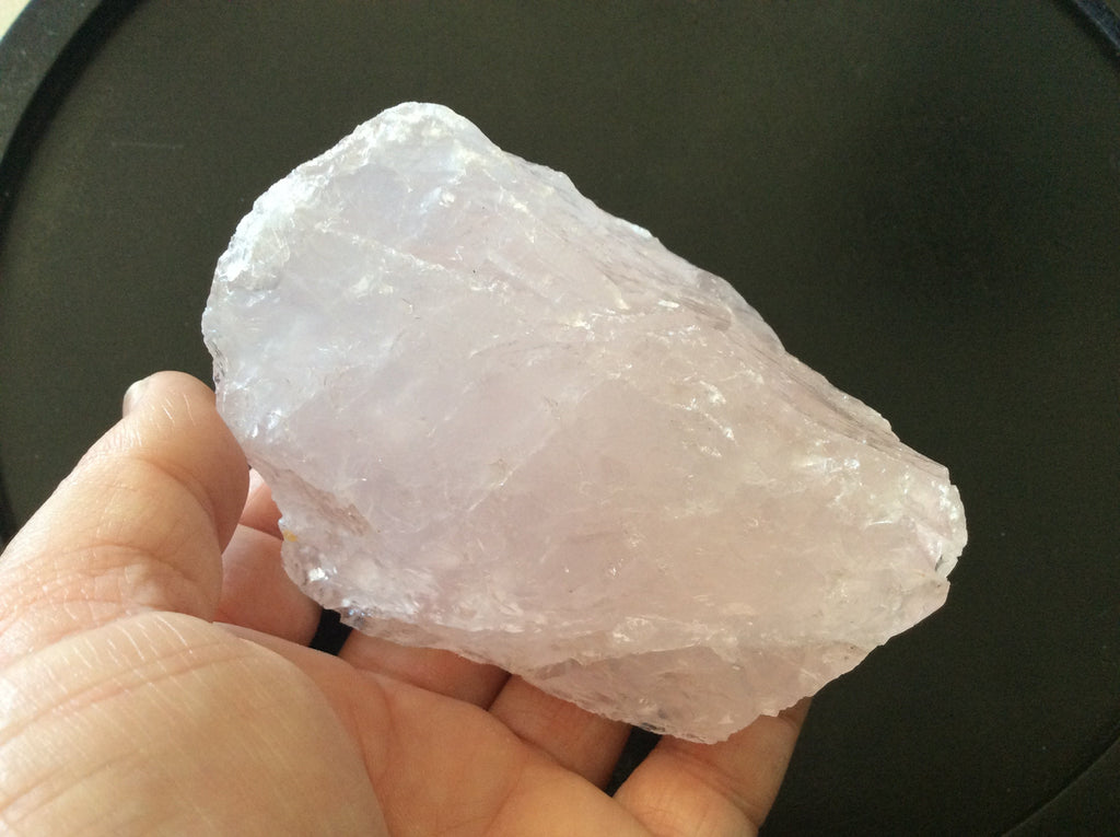 467g Gemmy Lavender/Lilac Rose Quartz Rough C