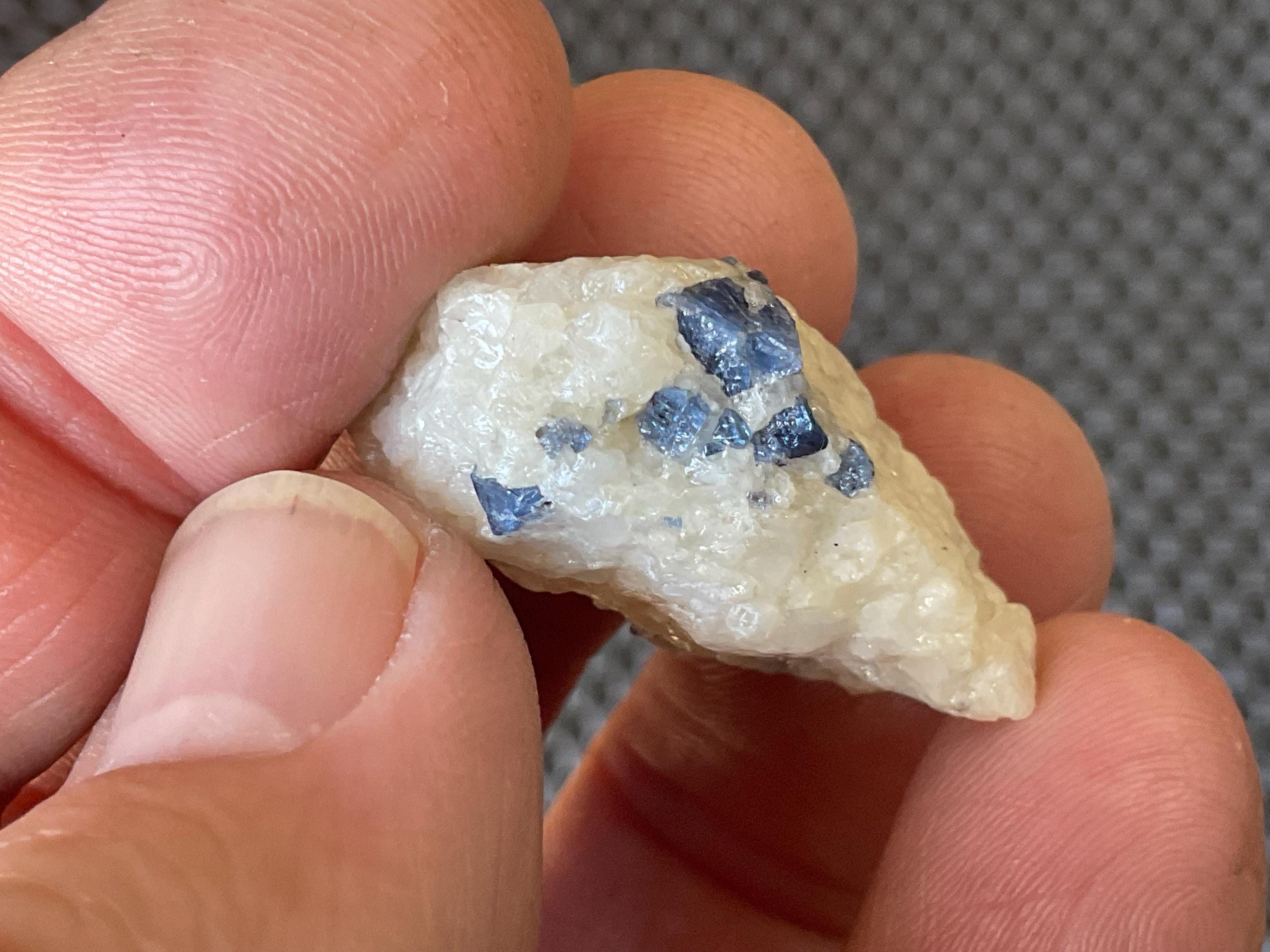 8g Natural Blue Spinel and Mica in Matrix Specimen 1